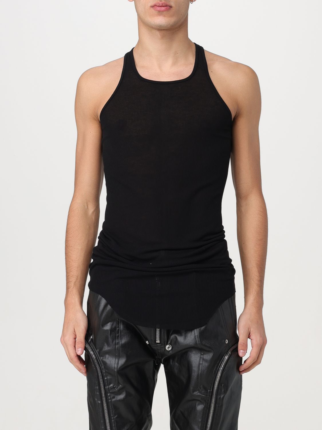 image of Rick Owens Tank Top Men Black (Size Large)