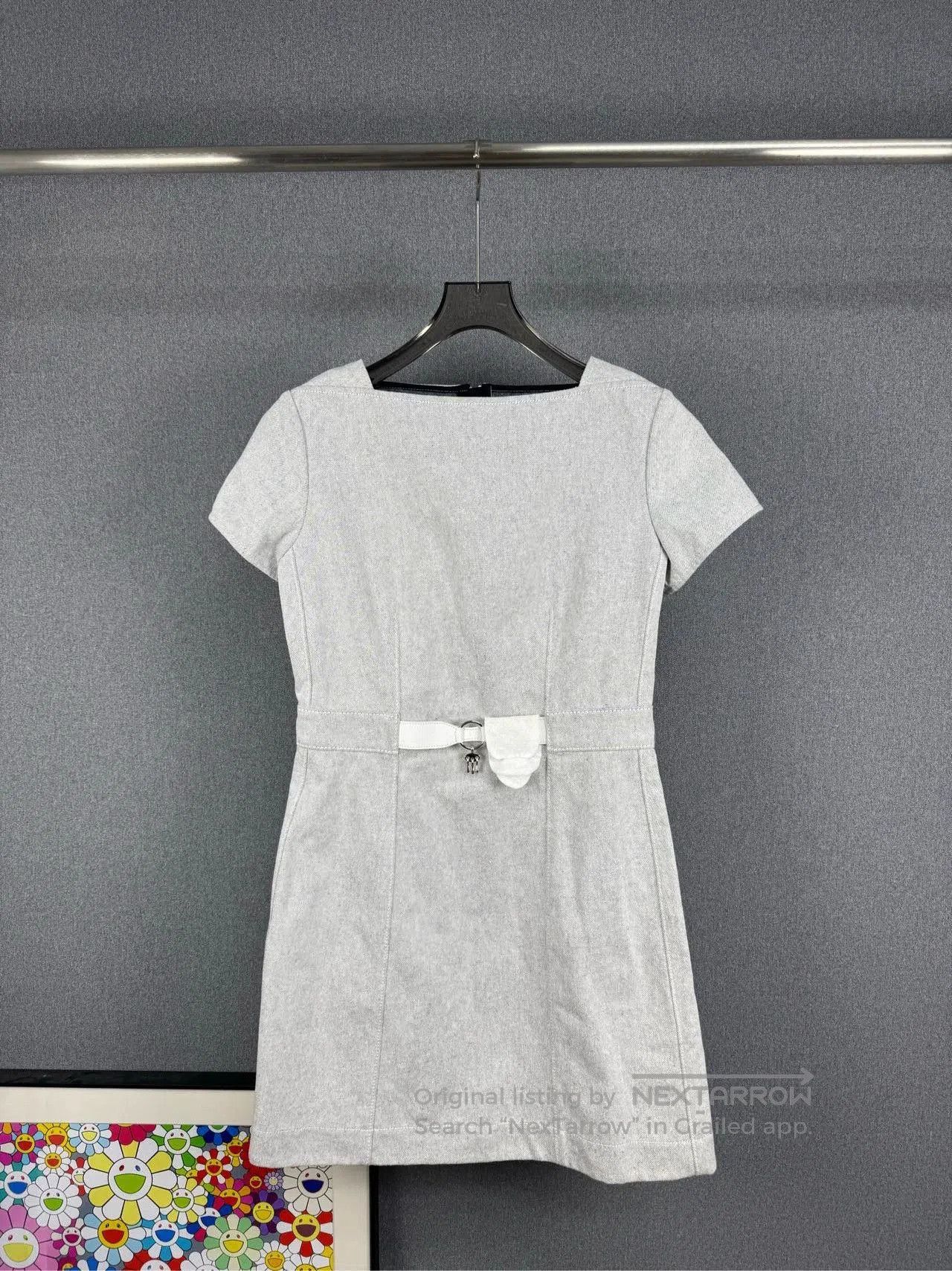 Hermes HERMES Lock Buckle Short Sleeve Dress. Size US M / EU 48-50 / 2 - 1 Thumbnail