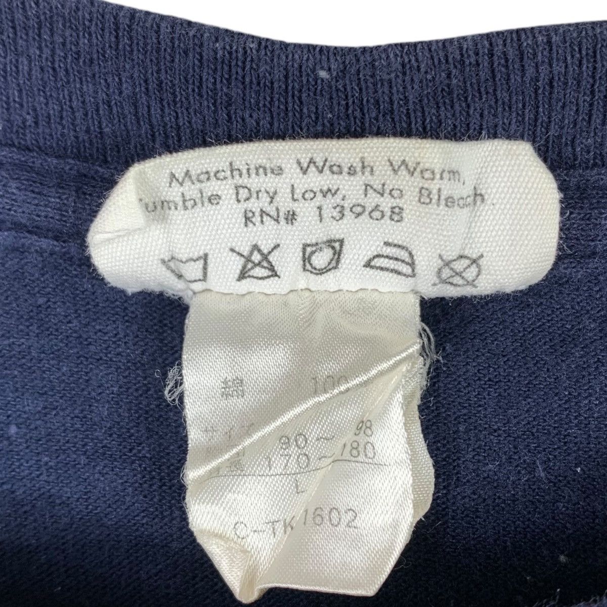 Calvin Klein Vintage 90s CALVIN KLEIN CK Usa Flag Print Navy Short Shirt Size US L / EU 52-54 / 3 - 5 Thumbnail