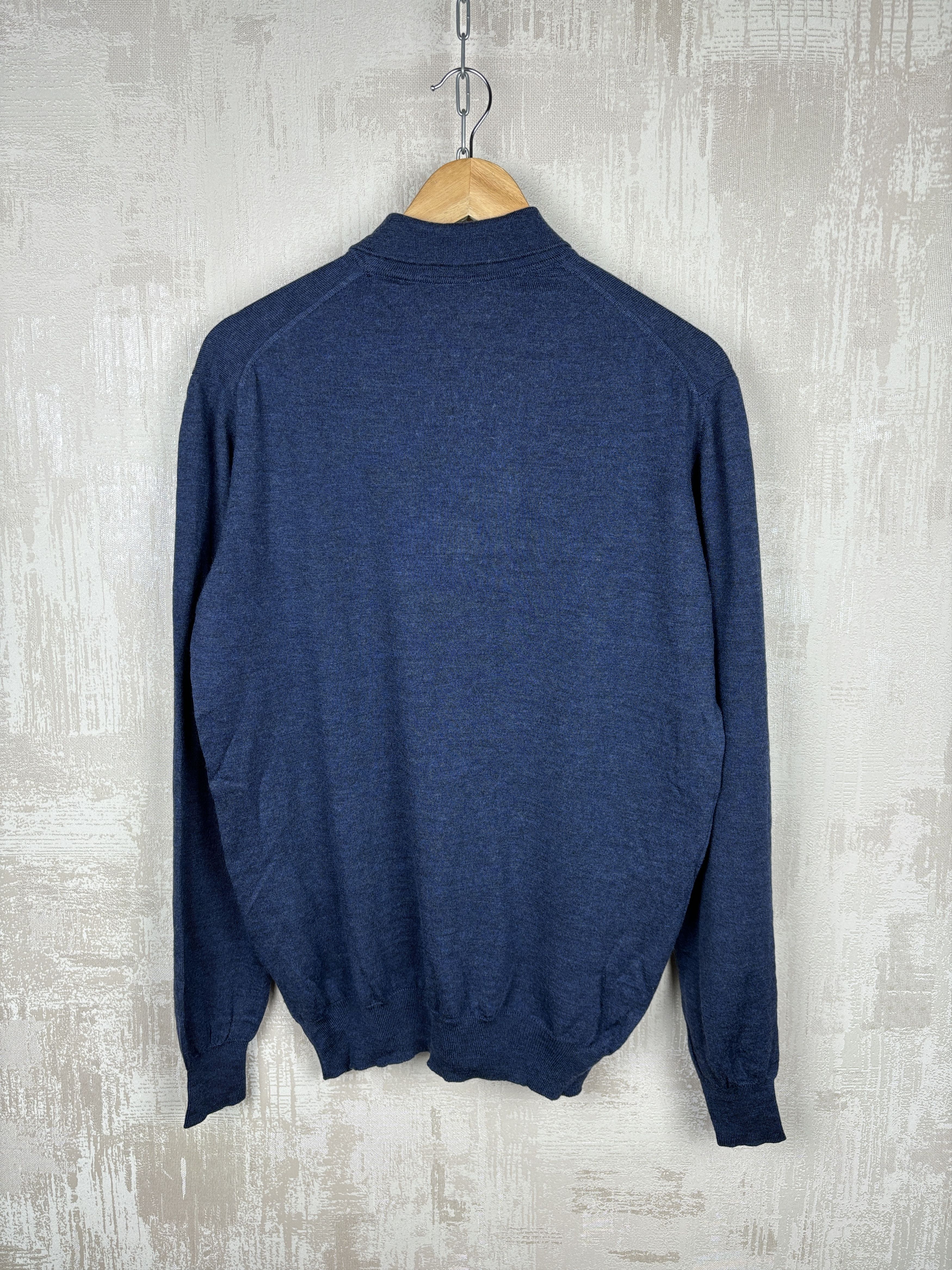 Other Ferrante Merino Wool Polo Collar Sweater Size 54 (XL) Size US XL / EU 56 / 4 - 12 Thumbnail