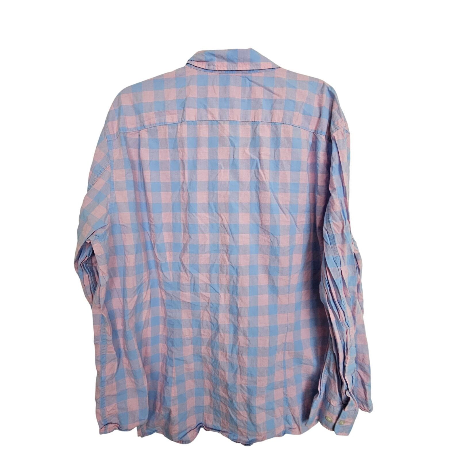 Bonobos Bonobos Dress Shirt Pink Blue Checker Strandard Fit Men 2XL Size US XXL / EU 58 / 5 - 8 Thumbnail