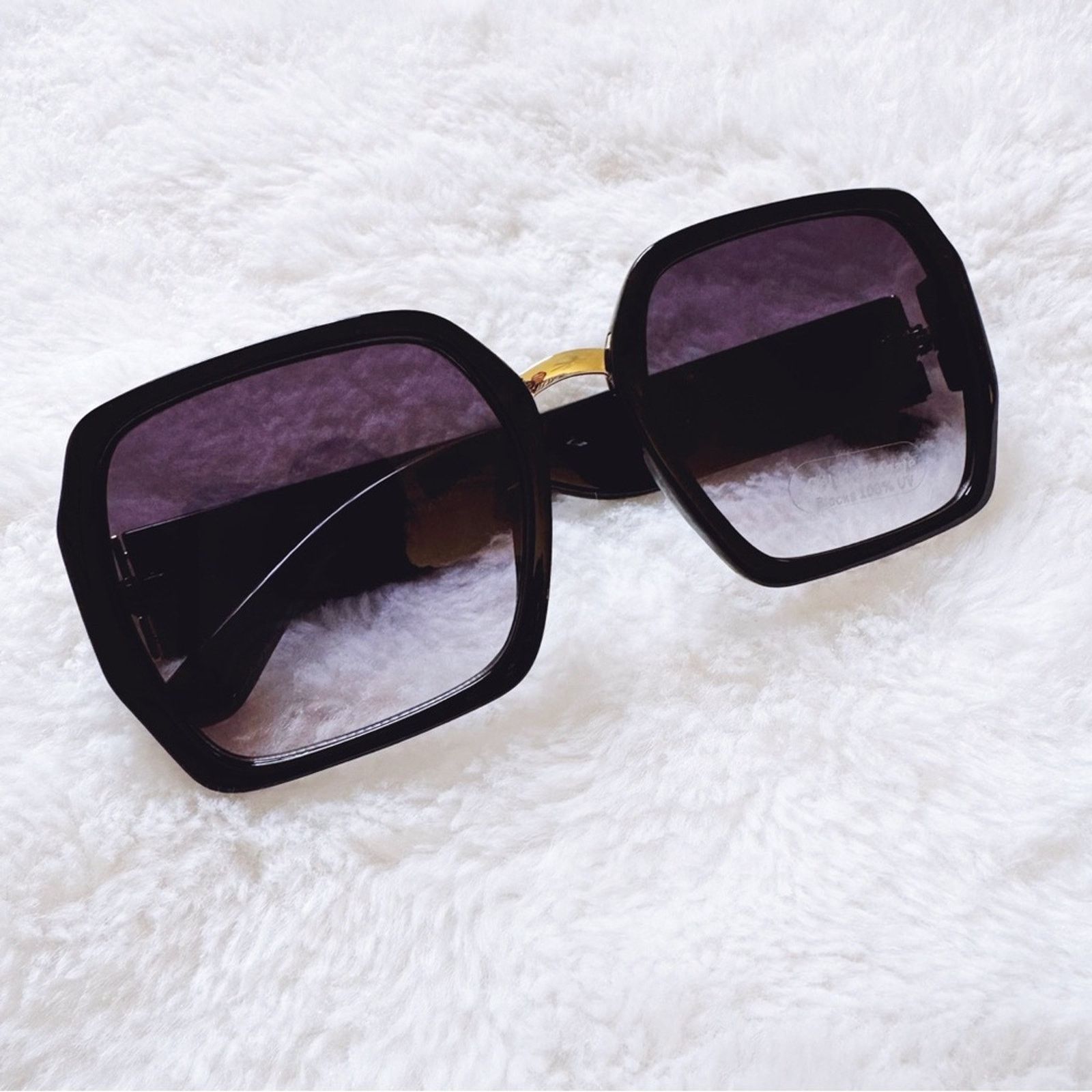 Other Layla Black Sleek Square Sunglasses Size ONE SIZE - 3 Thumbnail