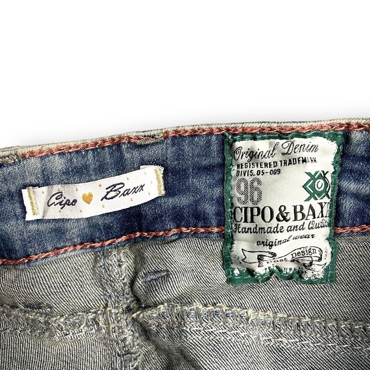 Hysteric Glamour CIPO BAXX WASHED BLEACH SKINNY FIT DENIM PANTS Size 28" / US 6 / IT 42 - 7 Thumbnail