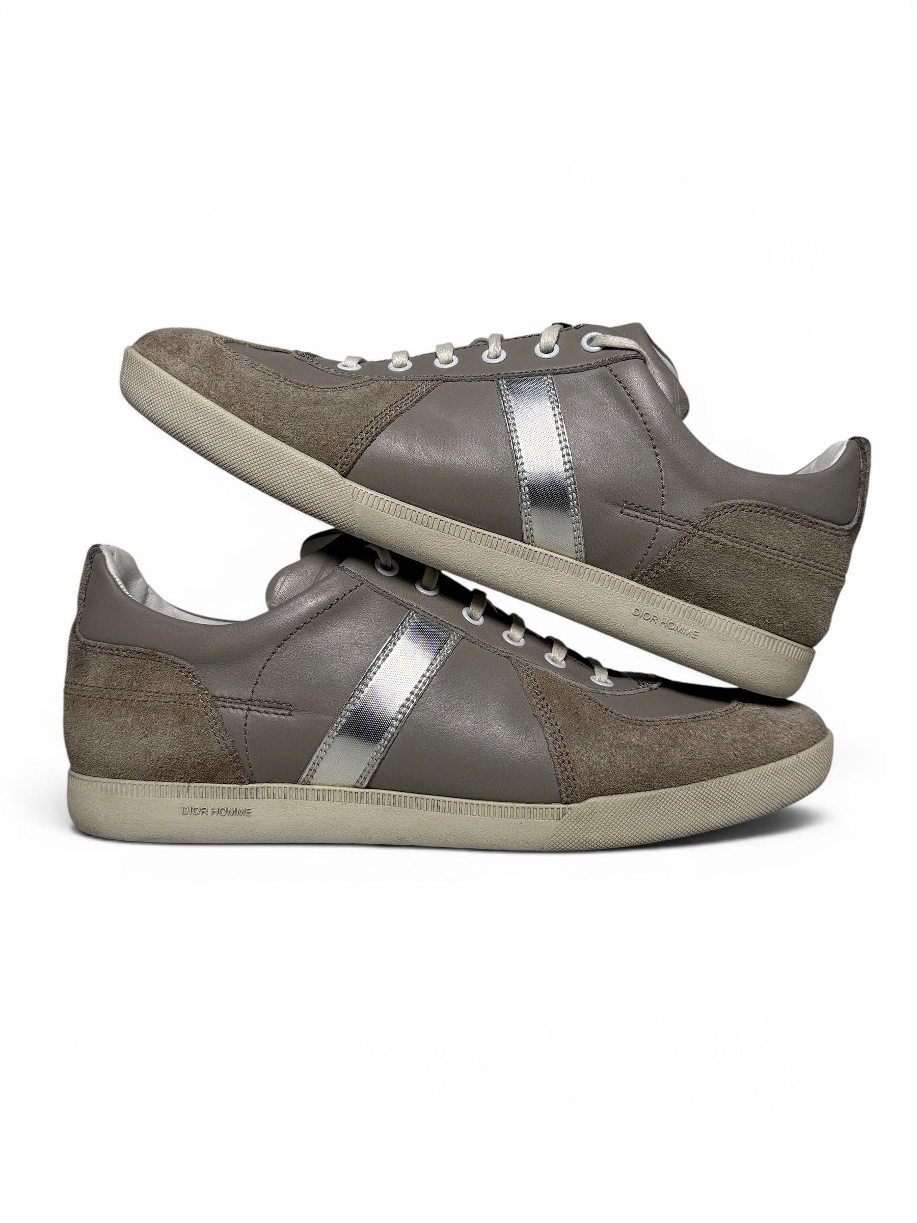 Dior FW2009 Dior Homme B01 Sneaker Leather/Suede Taupe Size US 10.5 / EU 43-44 - 4 Thumbnail