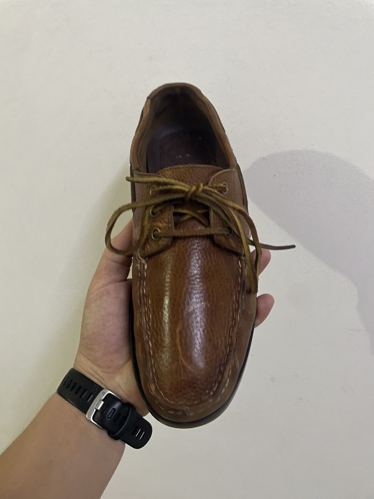 Polo Ralph Lauren VINTAGE POLO RALPH LAUREN LEATHER BOAT SHOES Size US 9 / EU 42 - 15 Thumbnail