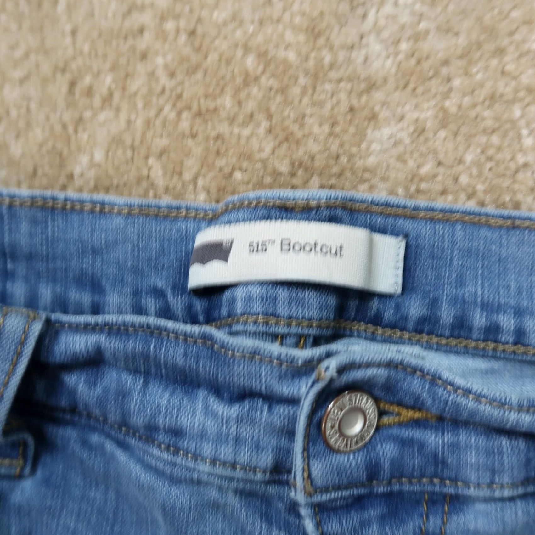 Levi's Levi's 515 Bootcut Jeans Women's 14 Blue Denim Stretch Mid Rise 31in Inseam Regular Size 36" / US 14 / IT 50 - 3 Thumbnail