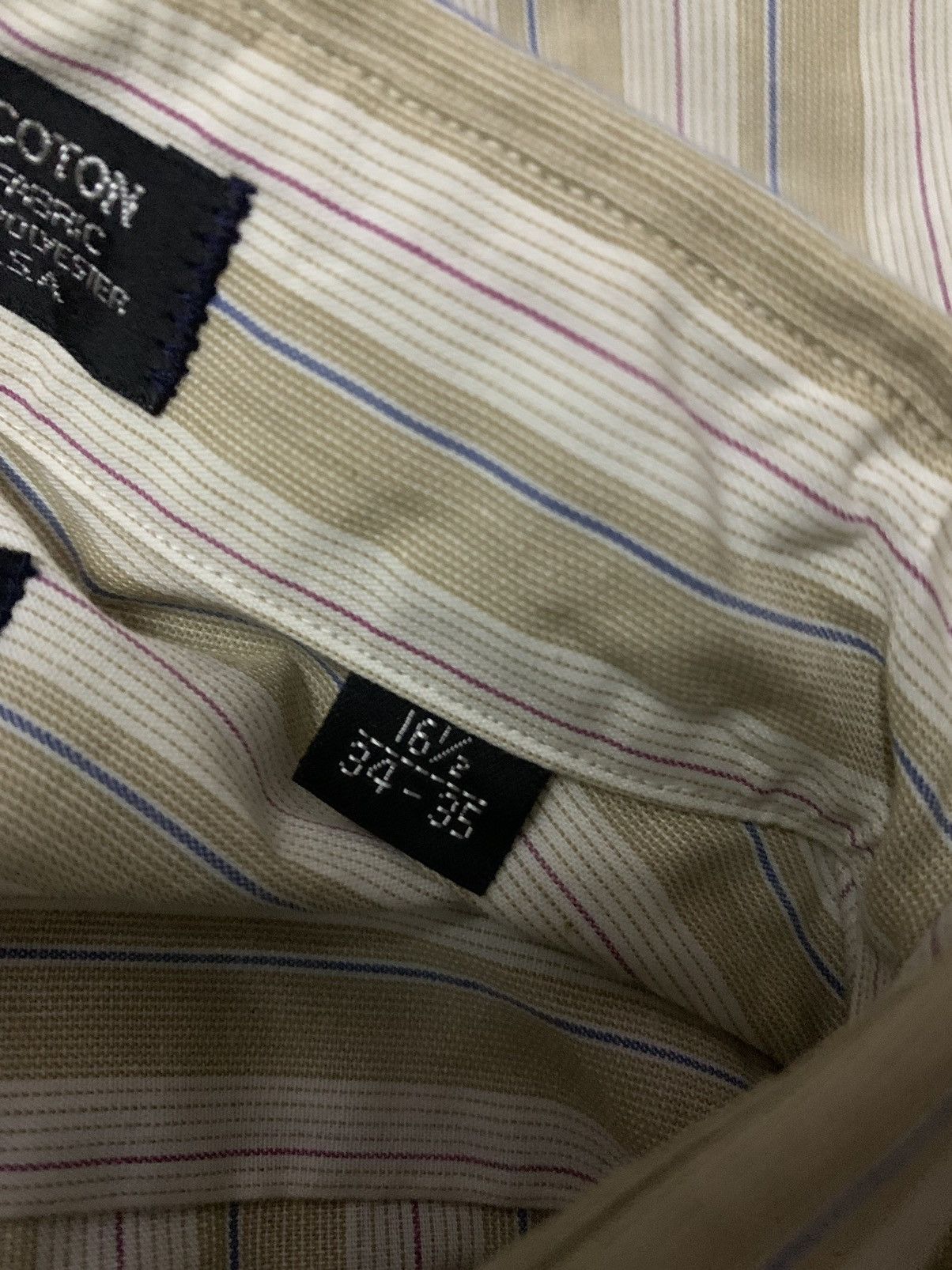 Christian Dior Monsieur 💥Vtg Christian Dior Monsieur Stripe Button Shirt Size US XL / EU 56 / 4 - 8 Thumbnail