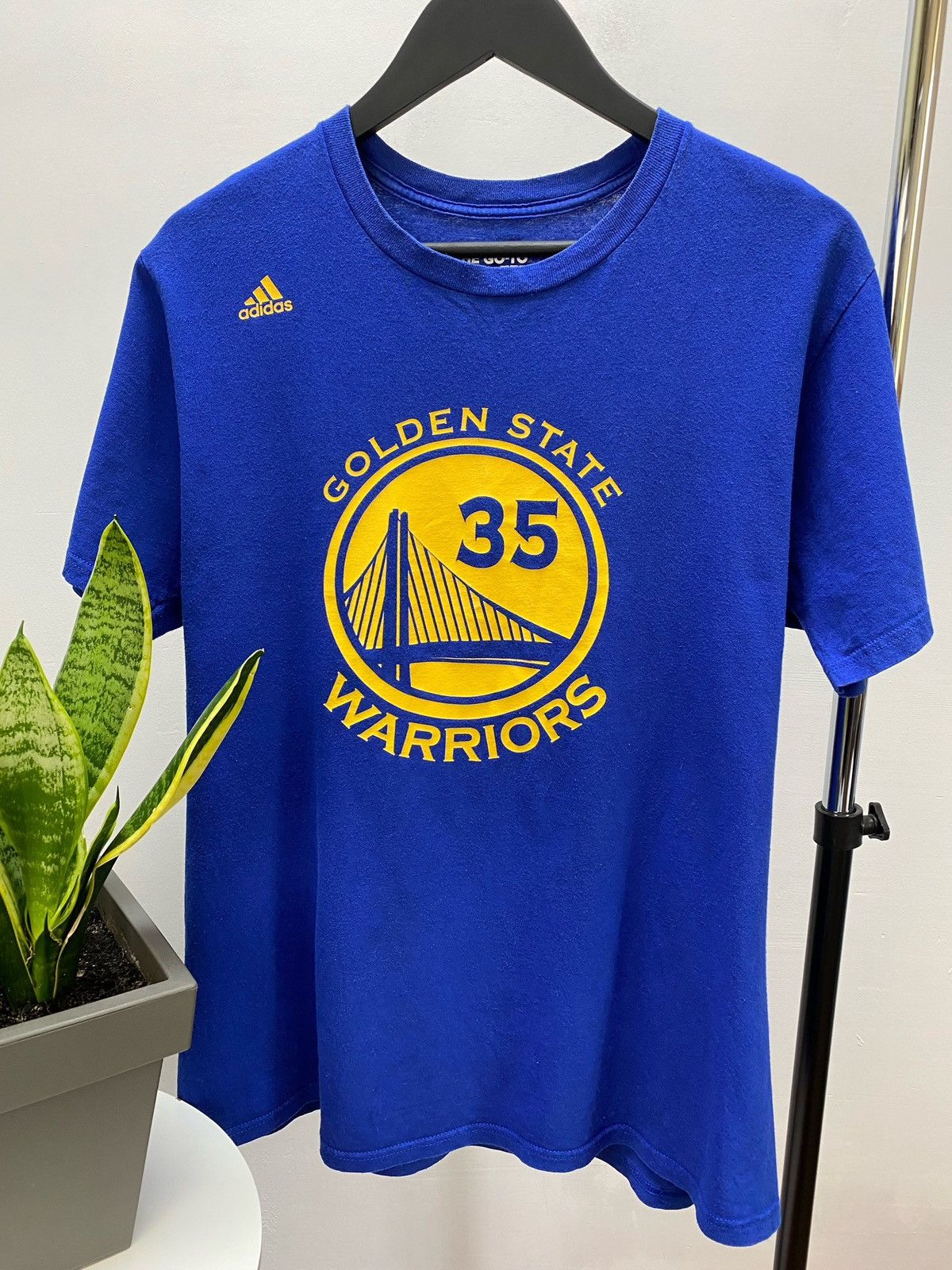 Adidas × NBA Adidas Golden State Warriors #35 Kevin Durant T Shirt Size US L / EU 52-54 / 3 - 8 Thumbnail