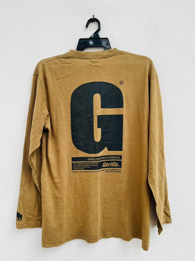 Japanese Brand Vintage Gorilla Hip Hop Designer Fashion Style Size US L / EU 52-54 / 3 - 2 Thumbnail