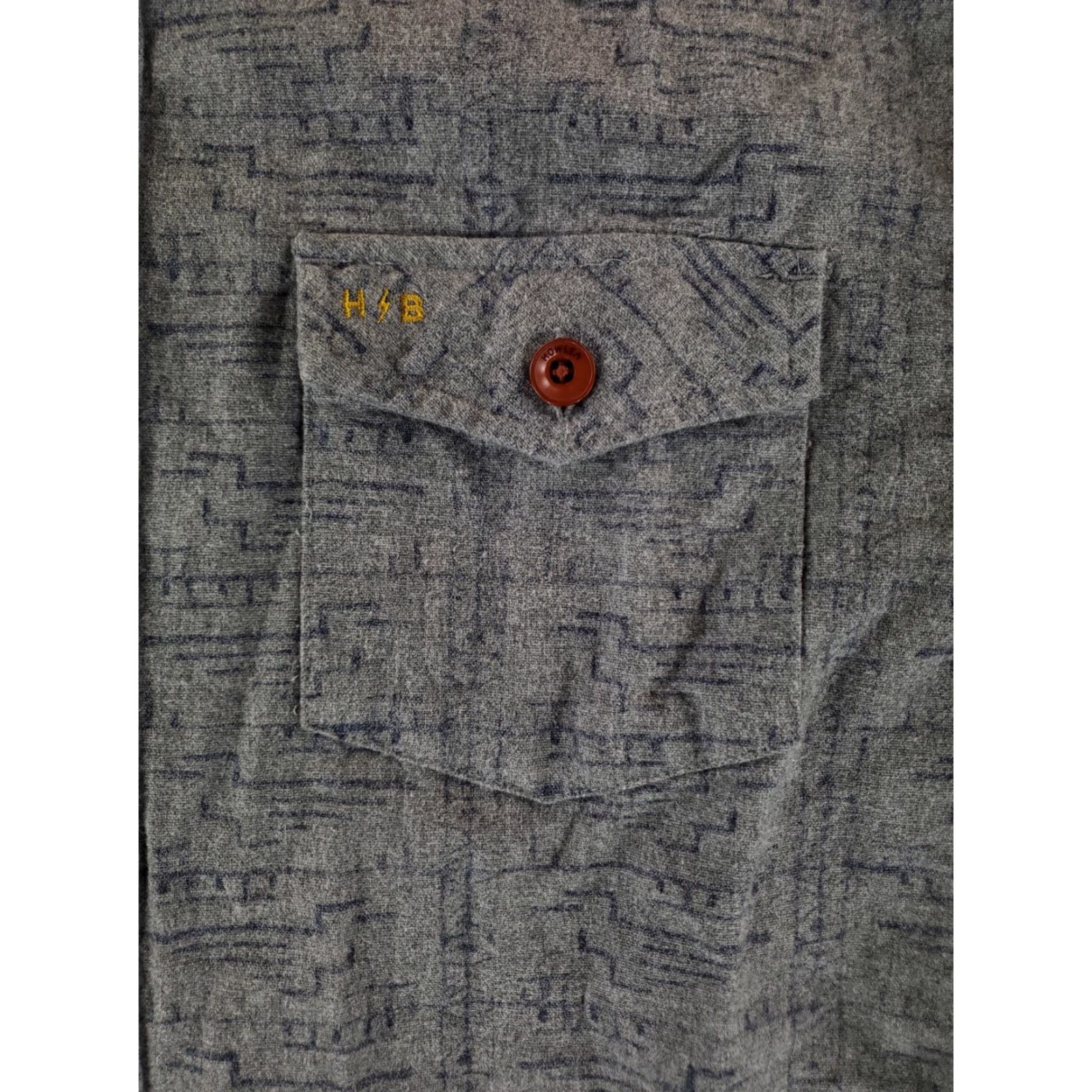 Howler Brothers VINTAGE Howler Bros Shirt Flannel Button Up Blue Gray Long Sleeve Western Mens M Size US M / EU 48-50 / 2 - 2 Thumbnail