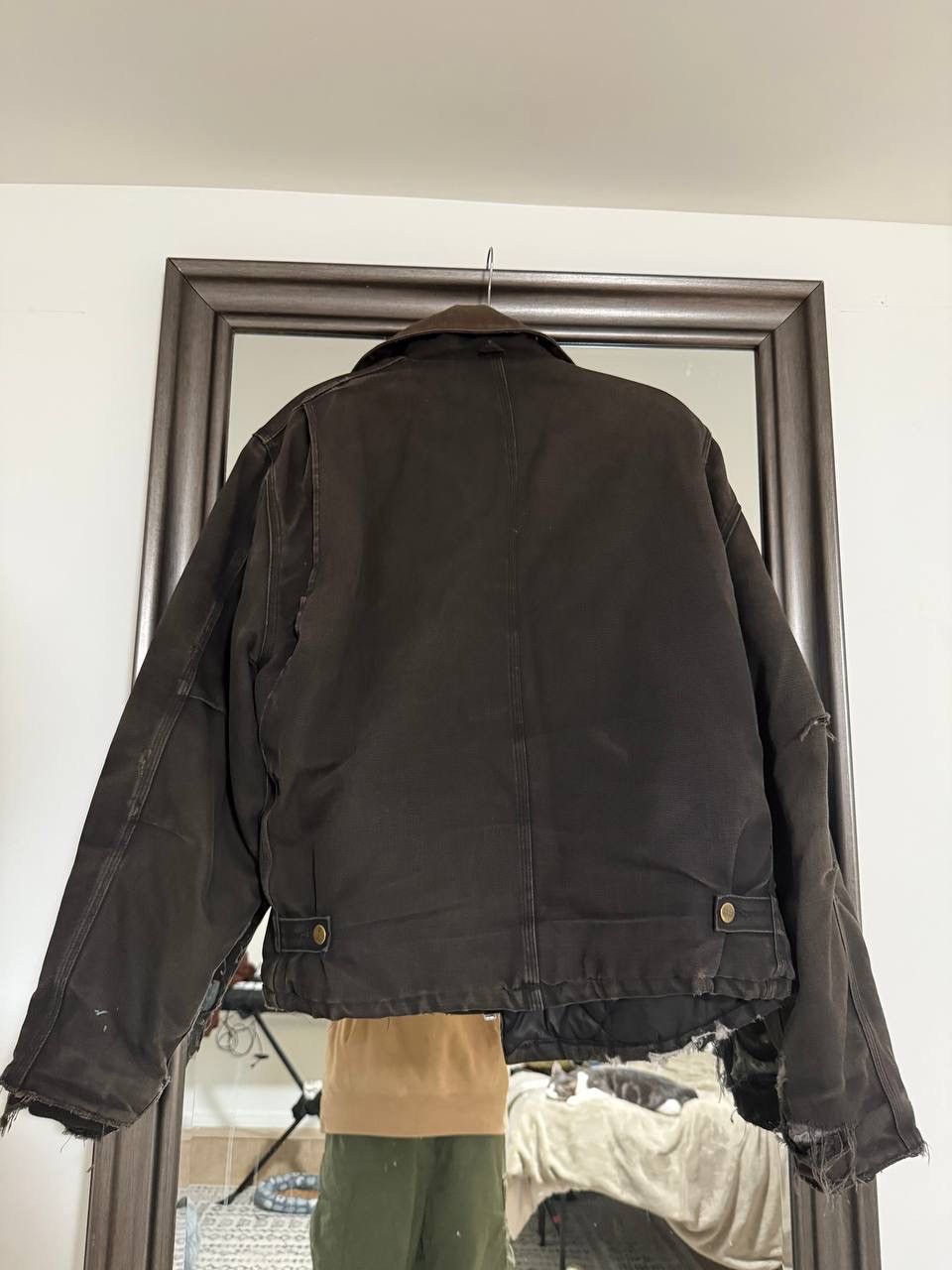 Carhartt Carhartt Men's Work Jacket Brown vintage distressed s80-90 Size US L / EU 52-54 / 3 - 4 Thumbnail