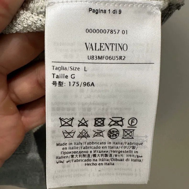 Valentino Valentino mar570 Sequin Logo Hooded Sweatshirt Size L / US 10 / IT 46 - 4 Thumbnail