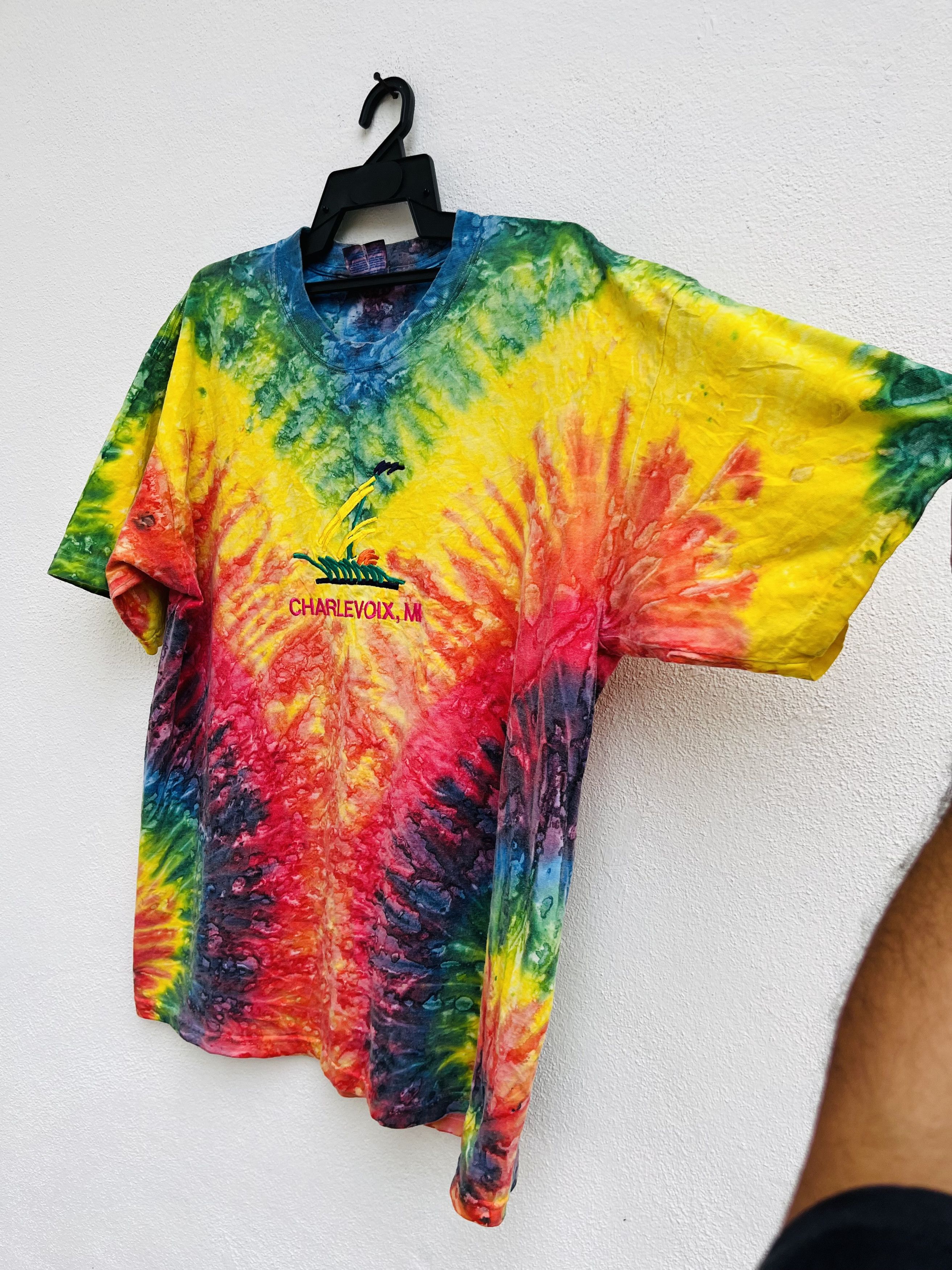 Japanese Brand × Vintage Vintage Tie Die Streetwear Fashion Style Size US XL / EU 56 / 4 - 5 Thumbnail