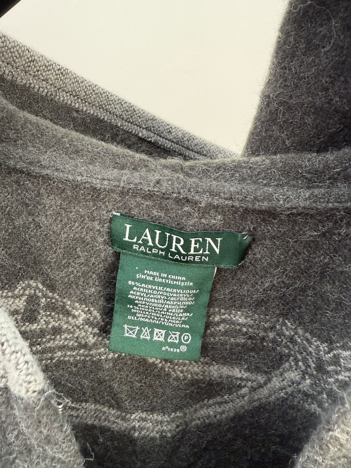 Polo Ralph Lauren Vintage Polo Ralph Lauren women’s wool wrap poncho Size M / US 6-8 / IT 42-44 - 6 Thumbnail