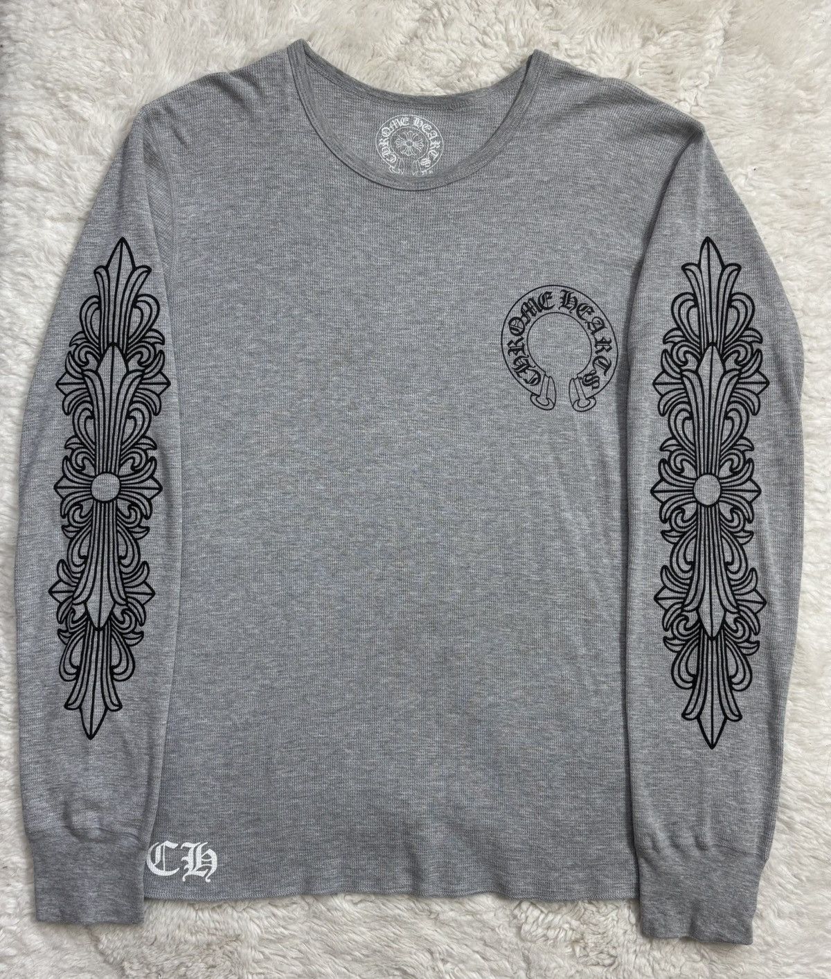 Chrome Hearts Floral Thermal Long Sleeve XL