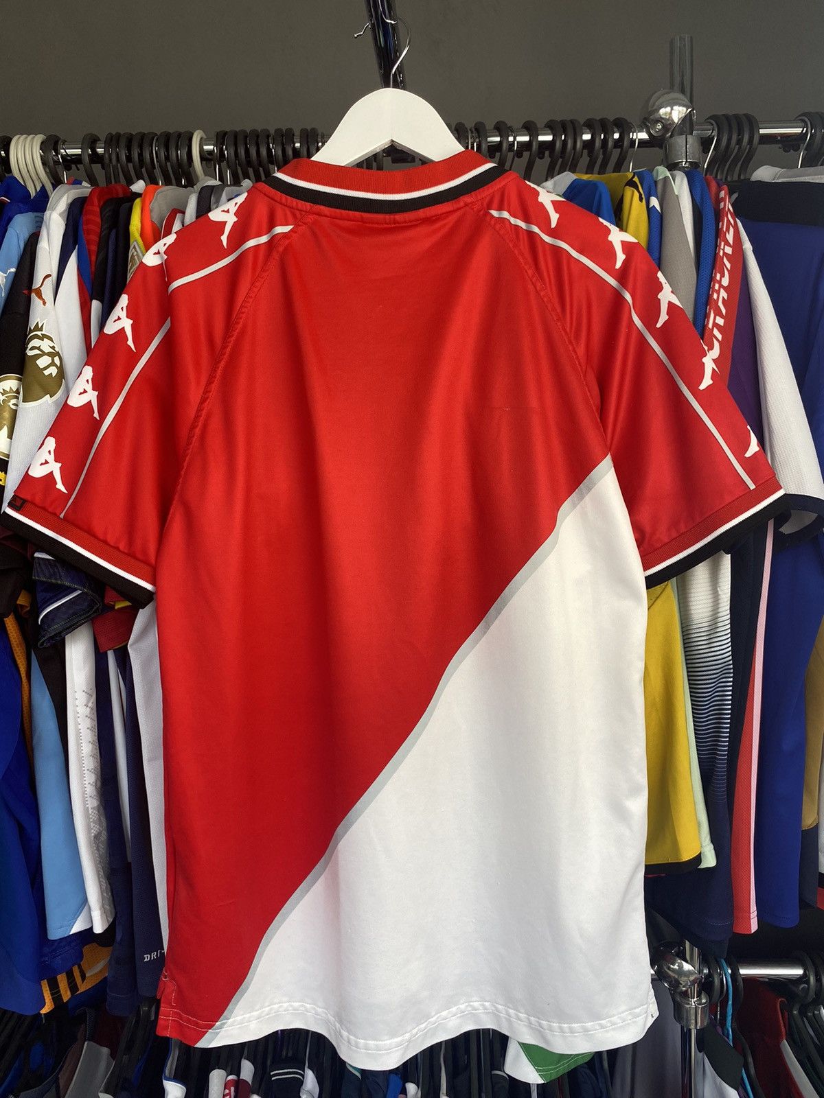 Kappa 1999/00 KAPPA AS MONACO HOME SOCCER FOOTBALL JERSEY SHIRT Size US M / EU 48-50 / 2 - 2 Thumbnail
