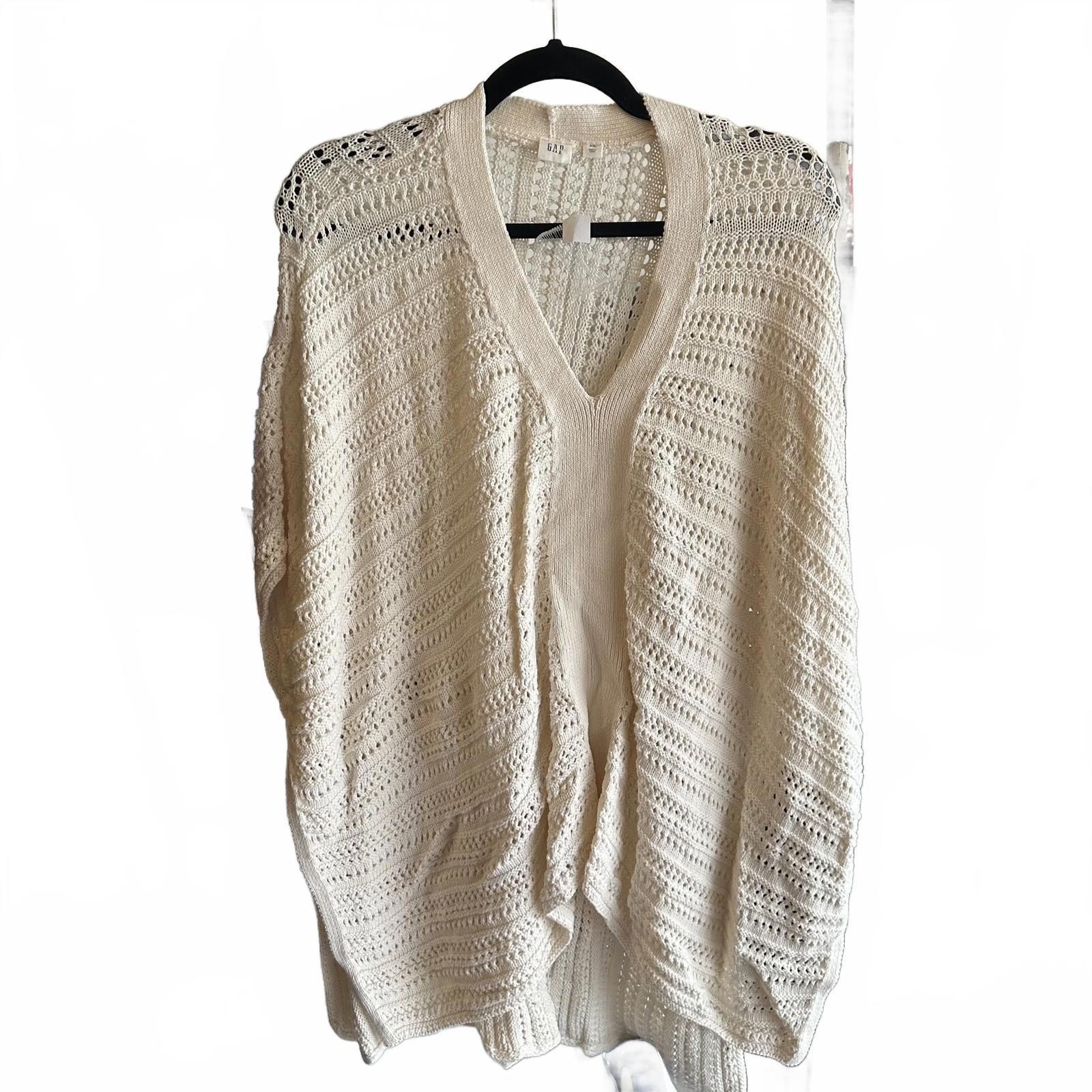 Gap GAP Women’s Light Knit Cardigan - Cream Color Size M / US 6-8 / IT 42-44 - 1 Thumbnail