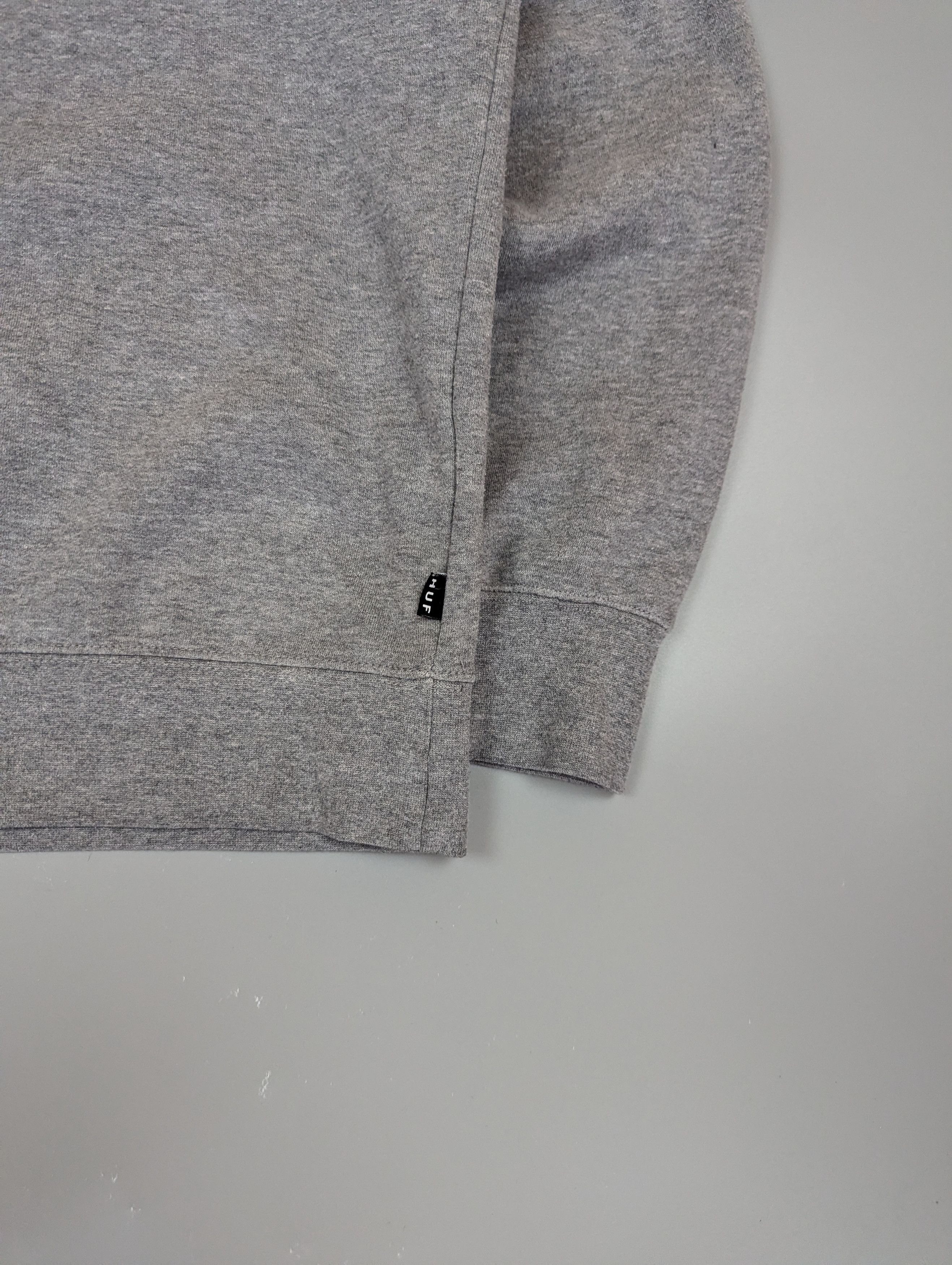 Huf HUF Essentials Triple Triangle Crewneck Sweatshirt Gray Sz S Size US M / EU 48-50 / 2 - 18 Thumbnail
