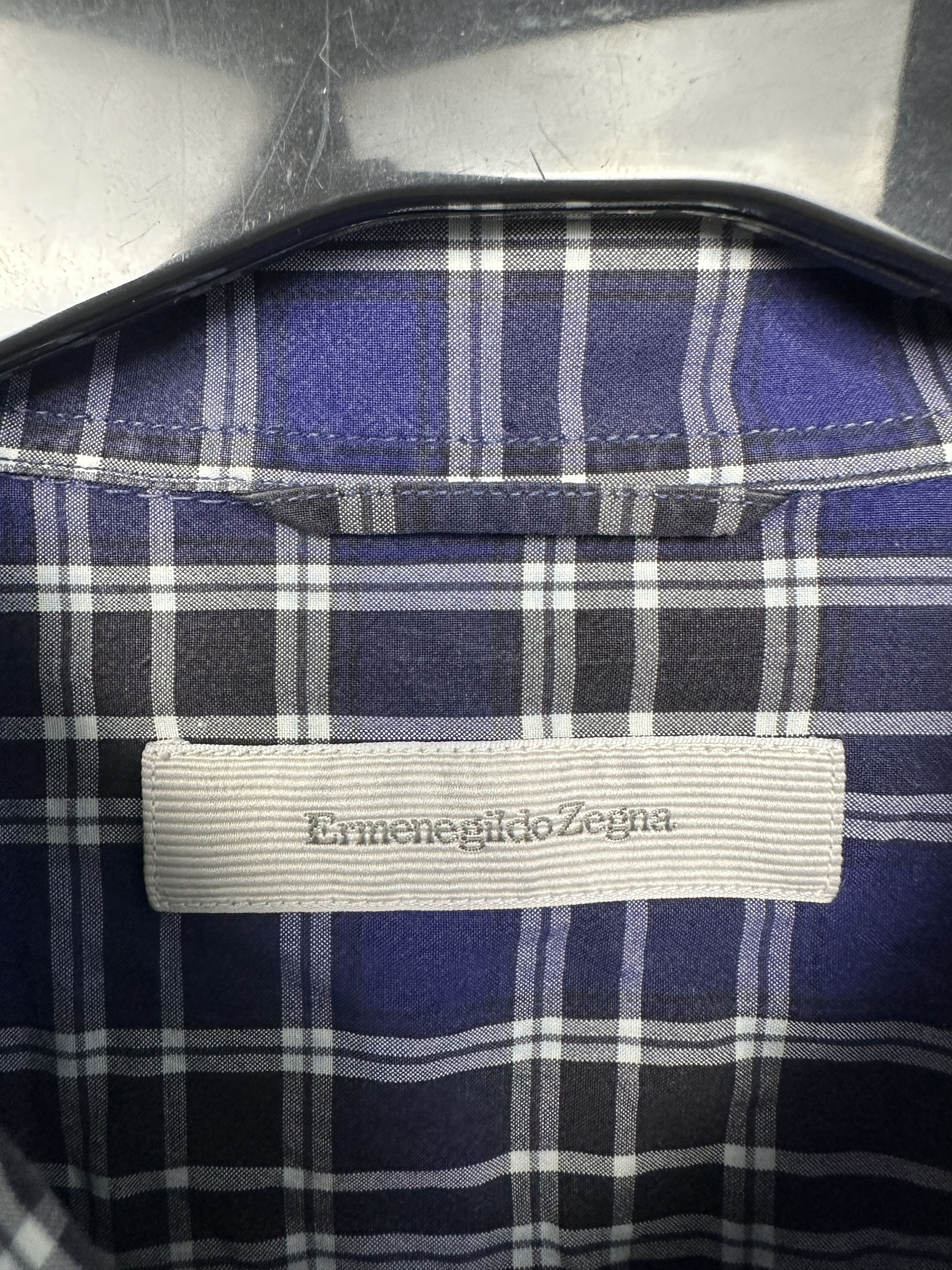 Ermenegildo Zegna Ermenegildo Zegna Vintage Mens Long Sleeve Shirt Size US L / EU 52-54 / 3 - 3 Thumbnail