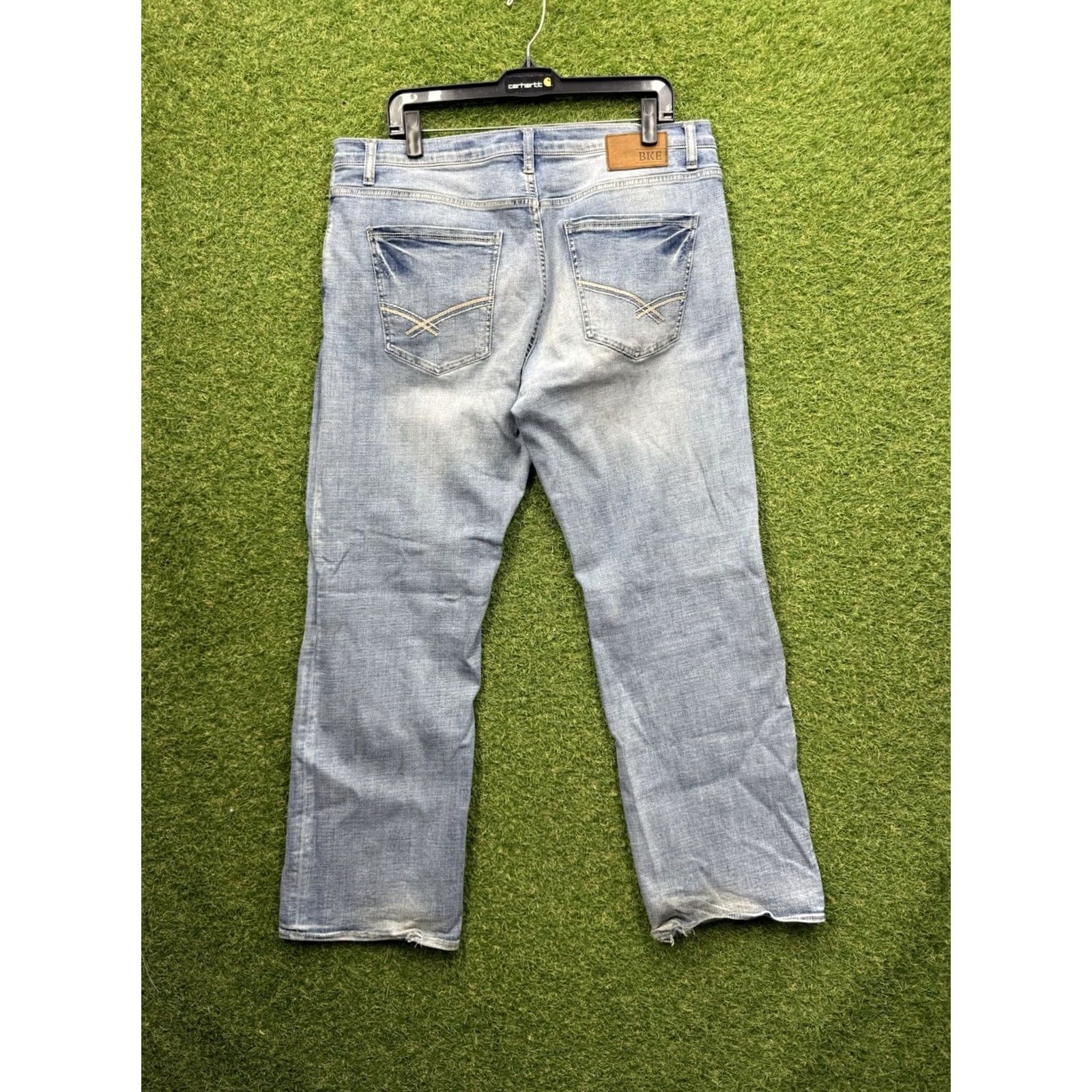 Vintage Buckle BKE Jeans Jeans Buckle Buckle BKE Derek 36 Mens Bootcut Regular Blue Denim 5-Pocket 30in Inseam Relaxed Fit Stretch Casual Work Vintage: No Size US 36 / EU 52 - 2 Thumbnail