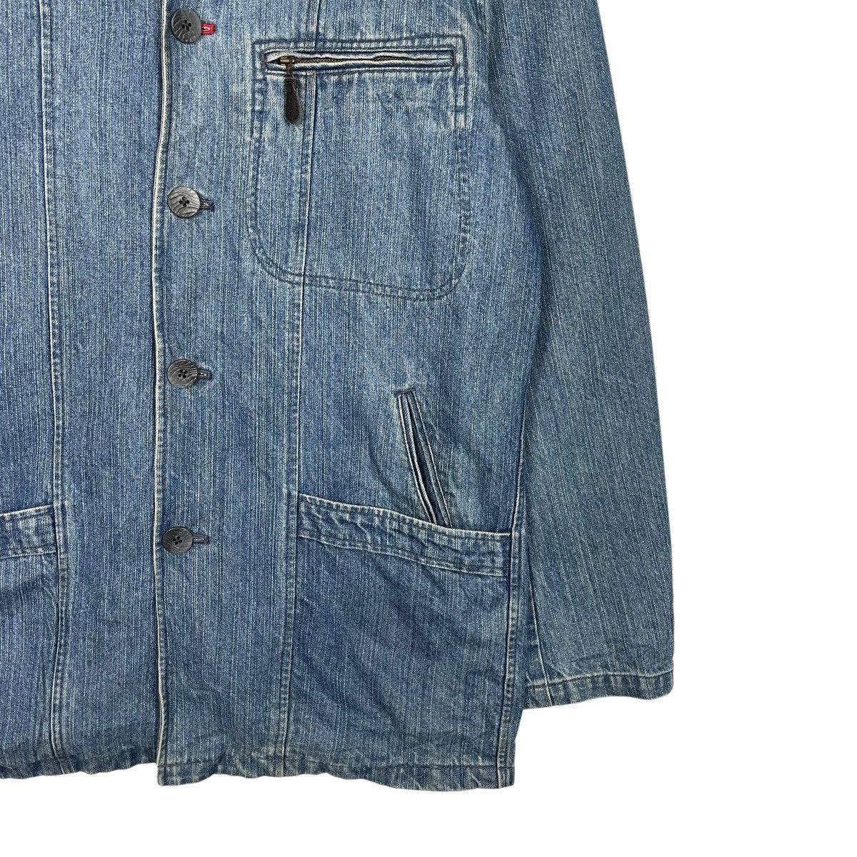 Japanese Brand Alpha Cubic Sport Denim Jacket Size US M / EU 48-50 / 2 - 4 Thumbnail