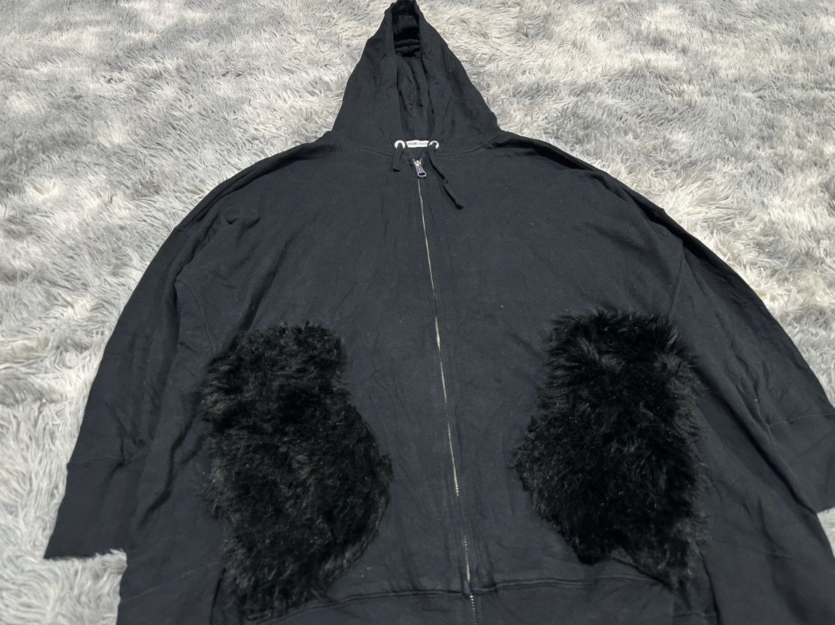 Tsumori Chisato 🔥Vintage Issey Miyake Tsumori Chisato Hoodie Black Fur Size US XL / EU 56 / 4 - 2 Thumbnail