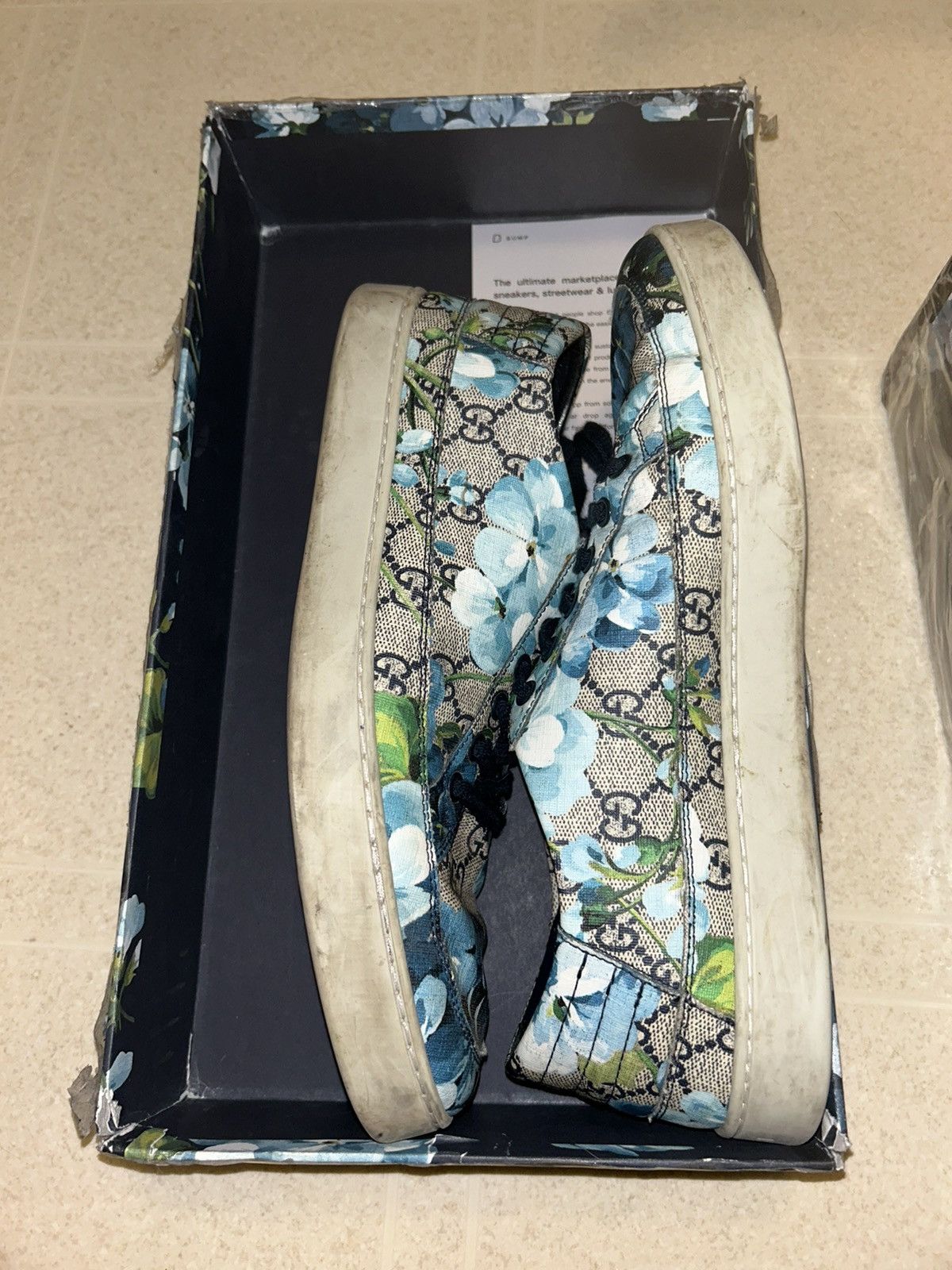 Gucci blossom low top’s