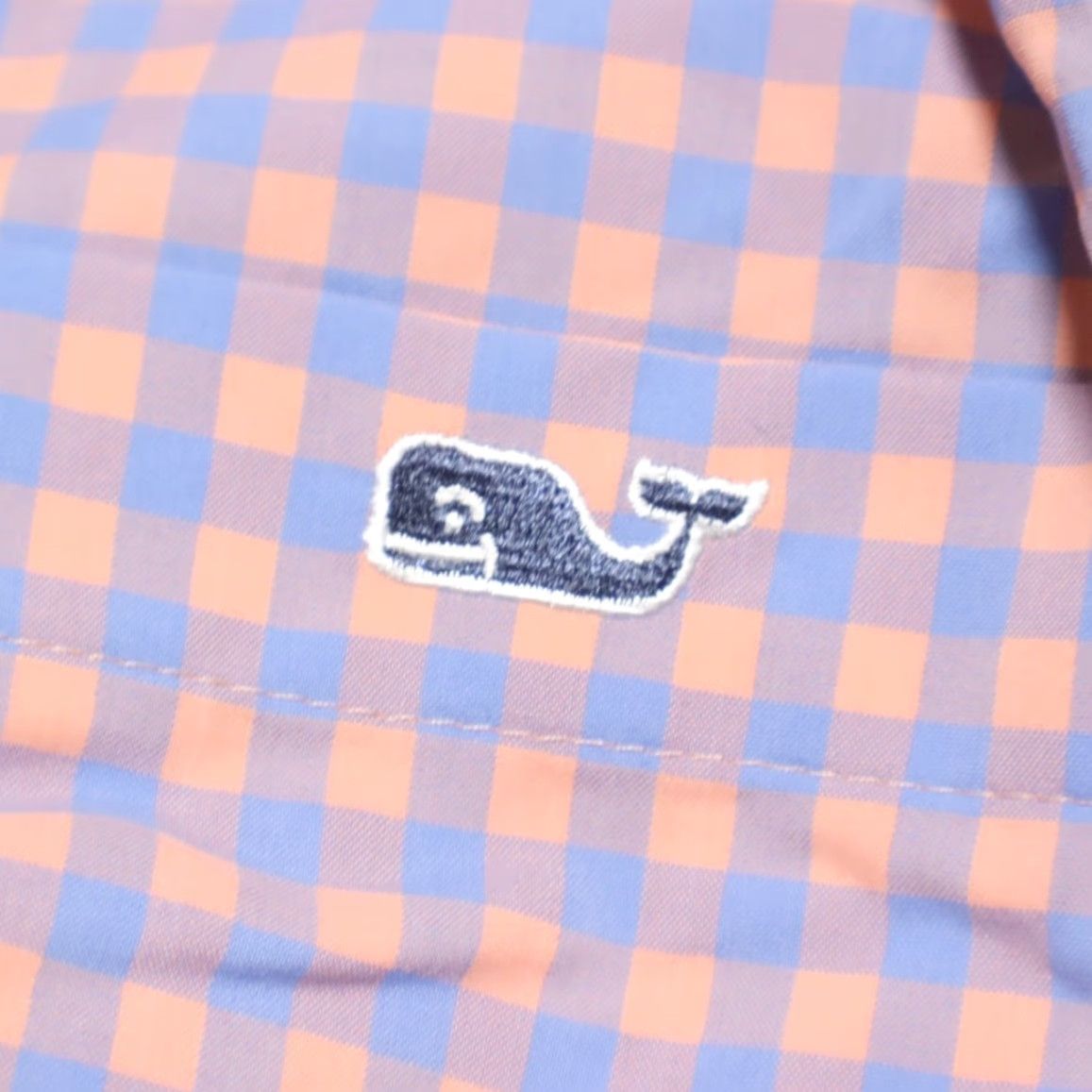 Vineyard Vines Vineyard Vines On The Go Performance Nylon Check Shirt Peach Men's M Size US M / EU 48-50 / 2 - 6 Thumbnail