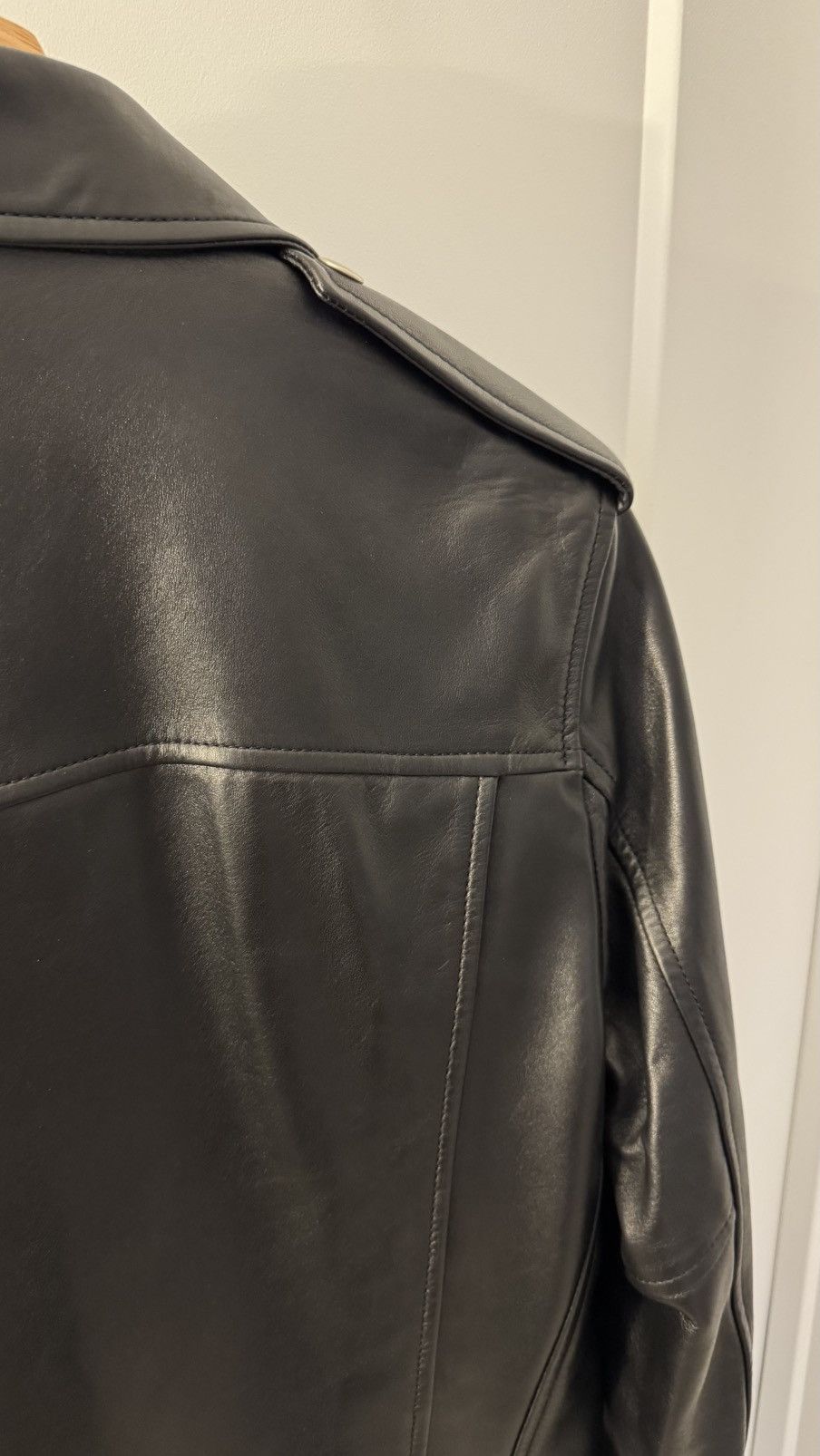 Saint Laurent Paris Saint Laurent L01 Classic Black Leather Biker Jacket Size US S / EU 44-46 / 1 - 6 Thumbnail