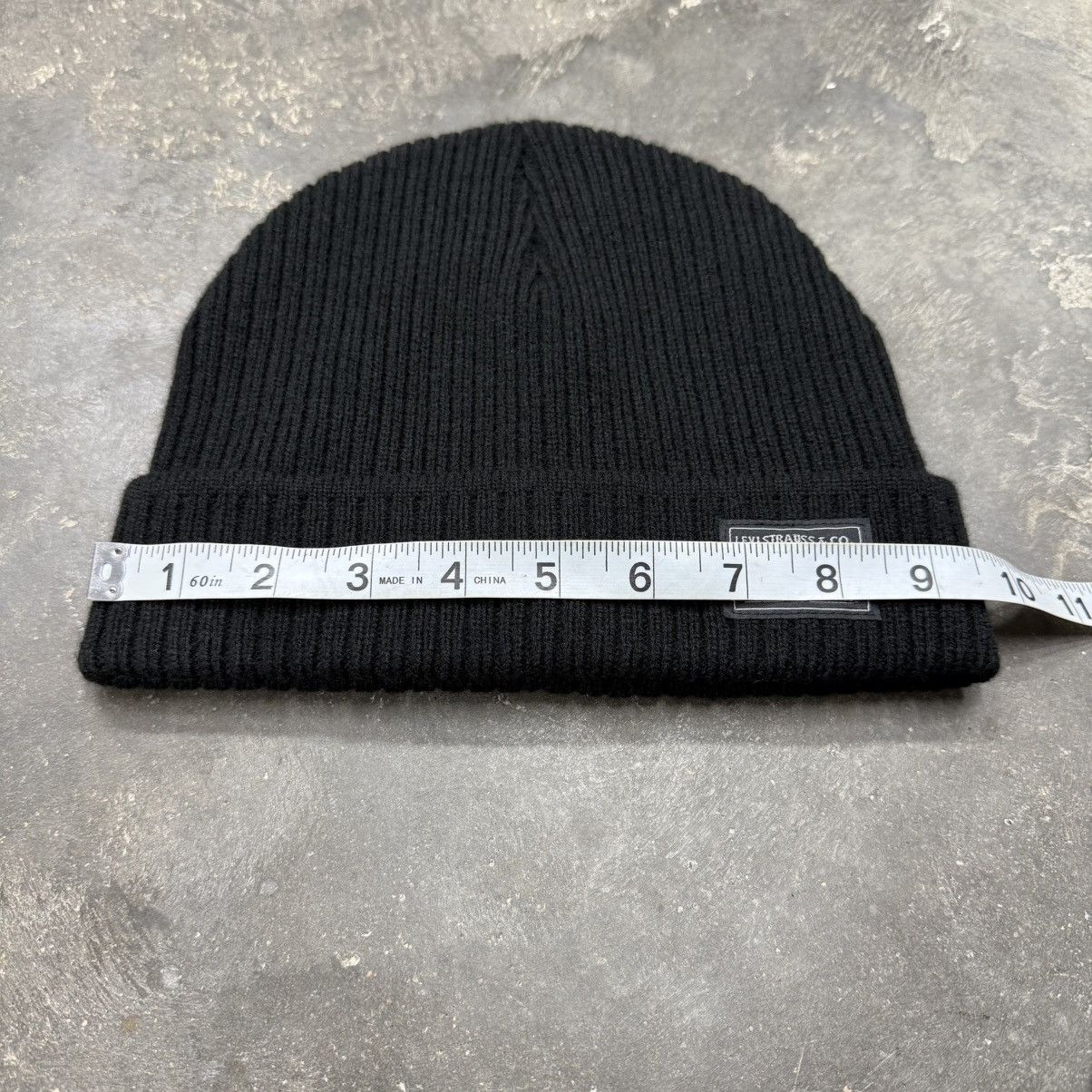 Levi's Levi’s Fleece Lined Knit Beanie Black One Size Size ONE SIZE - 8 Thumbnail