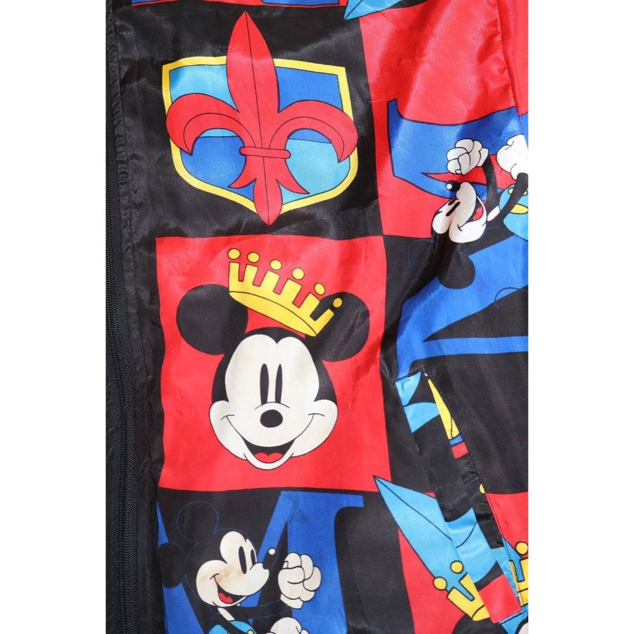Disney Vintage Mickey Mouse King All Over Print Jacket Full Zip Size US XXL / EU 58 / 5 - 4 Thumbnail