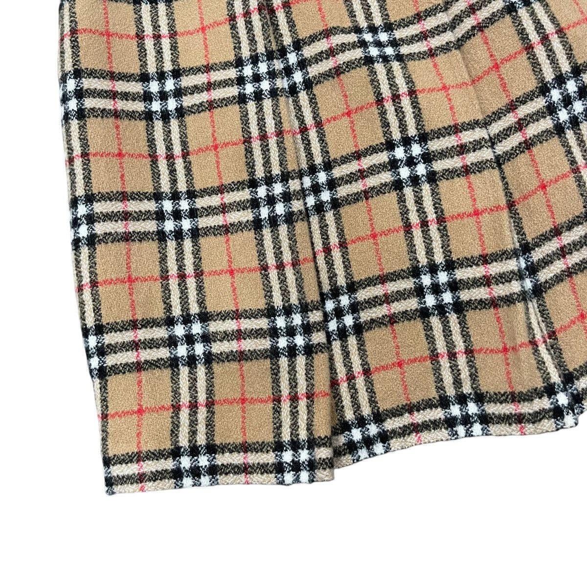 Burberry × Burberry Prorsum Burberrys Made in England Nova Check LambsWool Mini Skirt Size 26" / US 2 / IT 38 - 11 Thumbnail