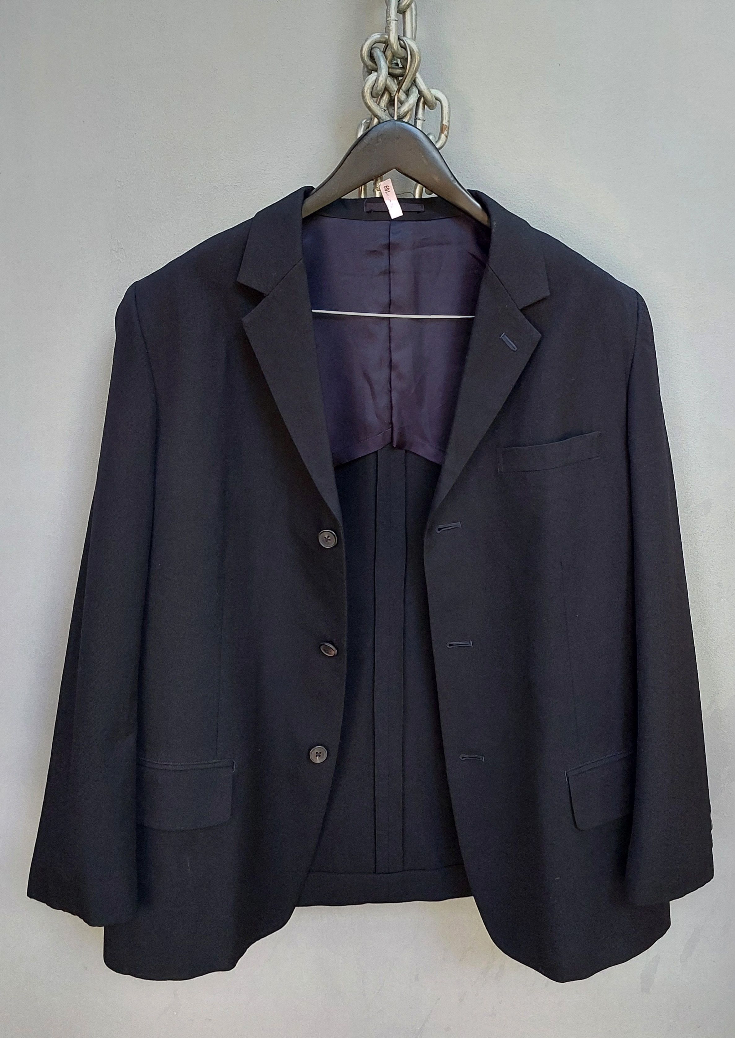 Yohji Yamamoto L.Q. Y's for men double breasted blazer size L