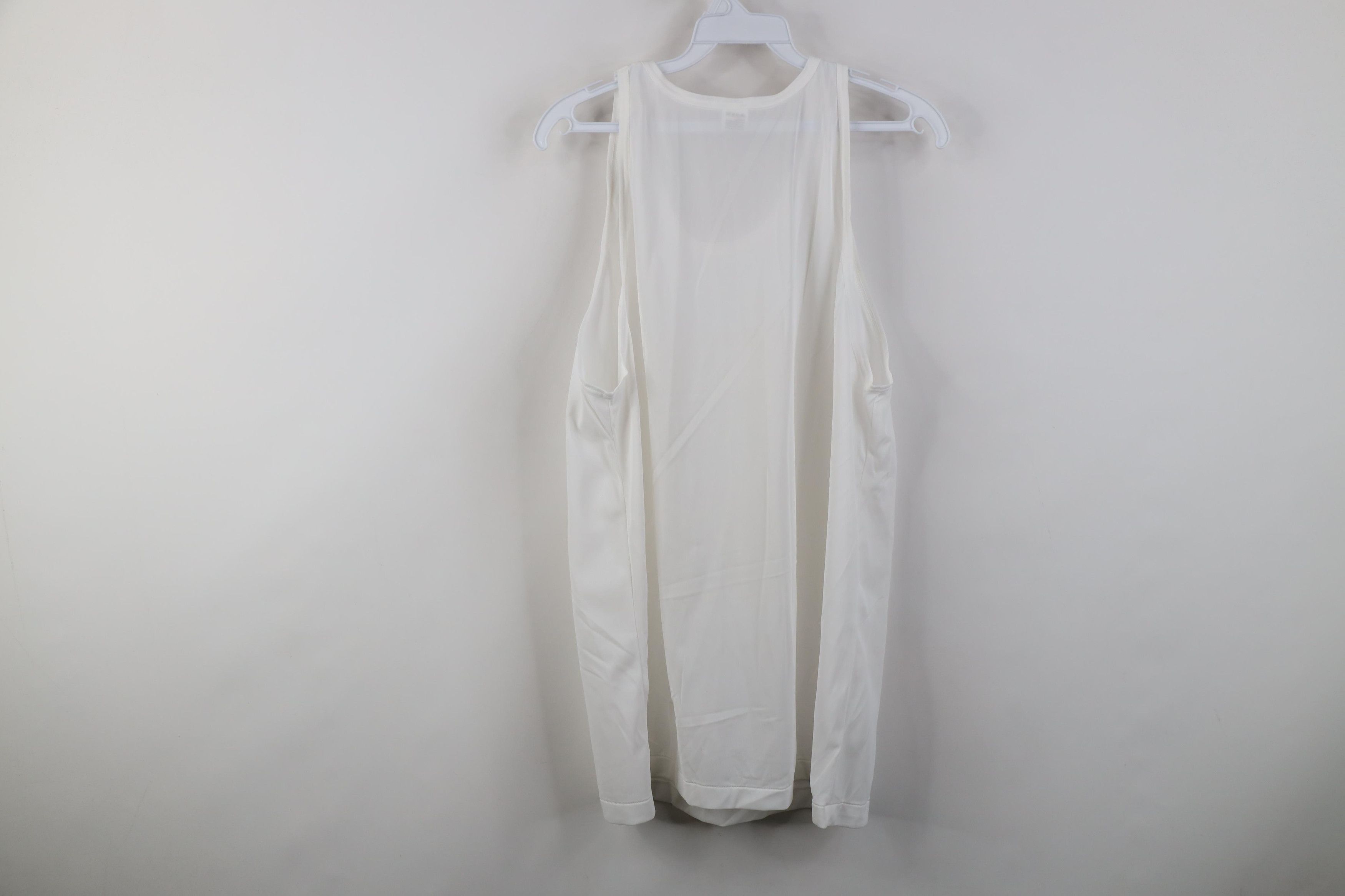 Vintage Vintage 60s 70s Streetwear Nylon Tank Top T-Shirt White USA Size US L / EU 52-54 / 3 - 10 Thumbnail