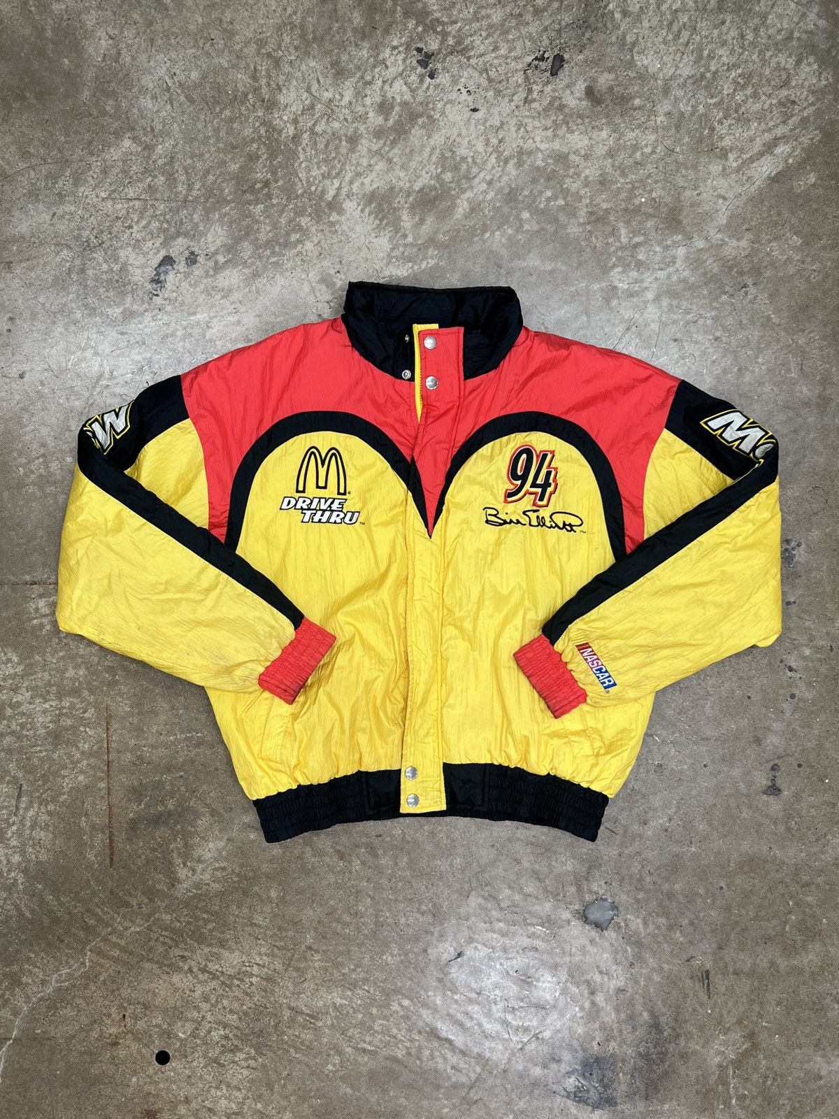 NASCAR Vintage McDonald’s Race Team Jacket NASCAR Bill Elliot large Size US L / EU 52-54 / 3 - 2 Thumbnail