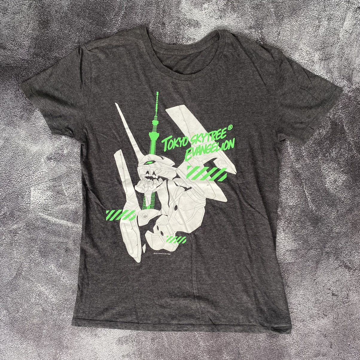 Anime × Cartoon Network × Japanese Brand Very Rare Anime Neon Genesis Evangelion Tokyo Sky-tree tee Size US M / EU 48-50 / 2 - 1 Thumbnail