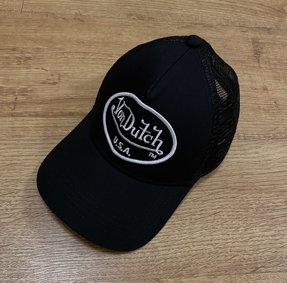 Von Dutch Von Dutch Big Logo Cap Black x Vintage x Streetwear Size ONE SIZE - 1 Thumbnail