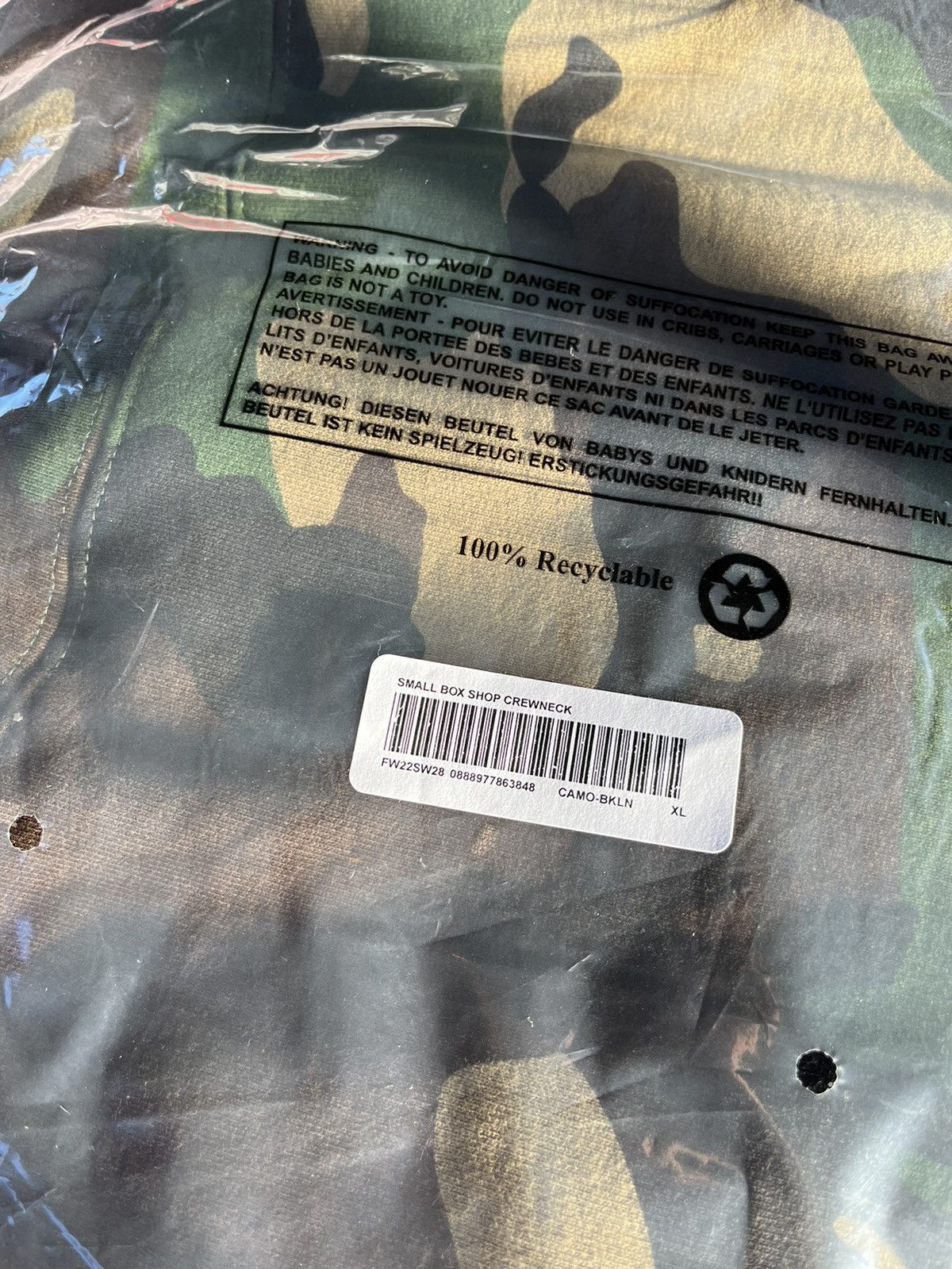 Supreme Supreme Small Box Crewneck Brooklyn Store Exclusive FW22 Size US XL / EU 56 / 4 - 6 Thumbnail