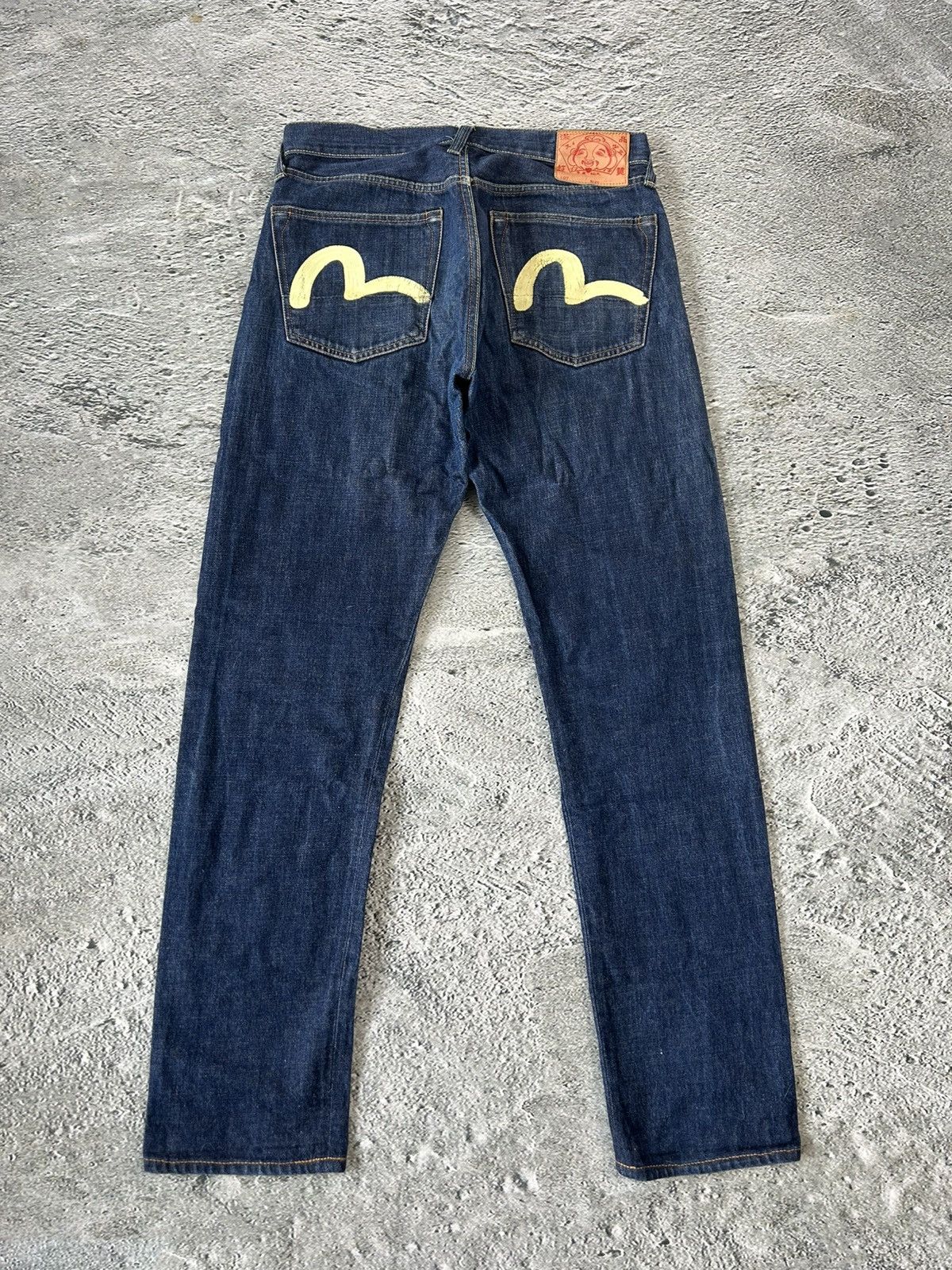 Evisu Evisu jeans vintage handpainted seagull logo selvedge denim Size US 32 / EU 48 - 1 Thumbnail