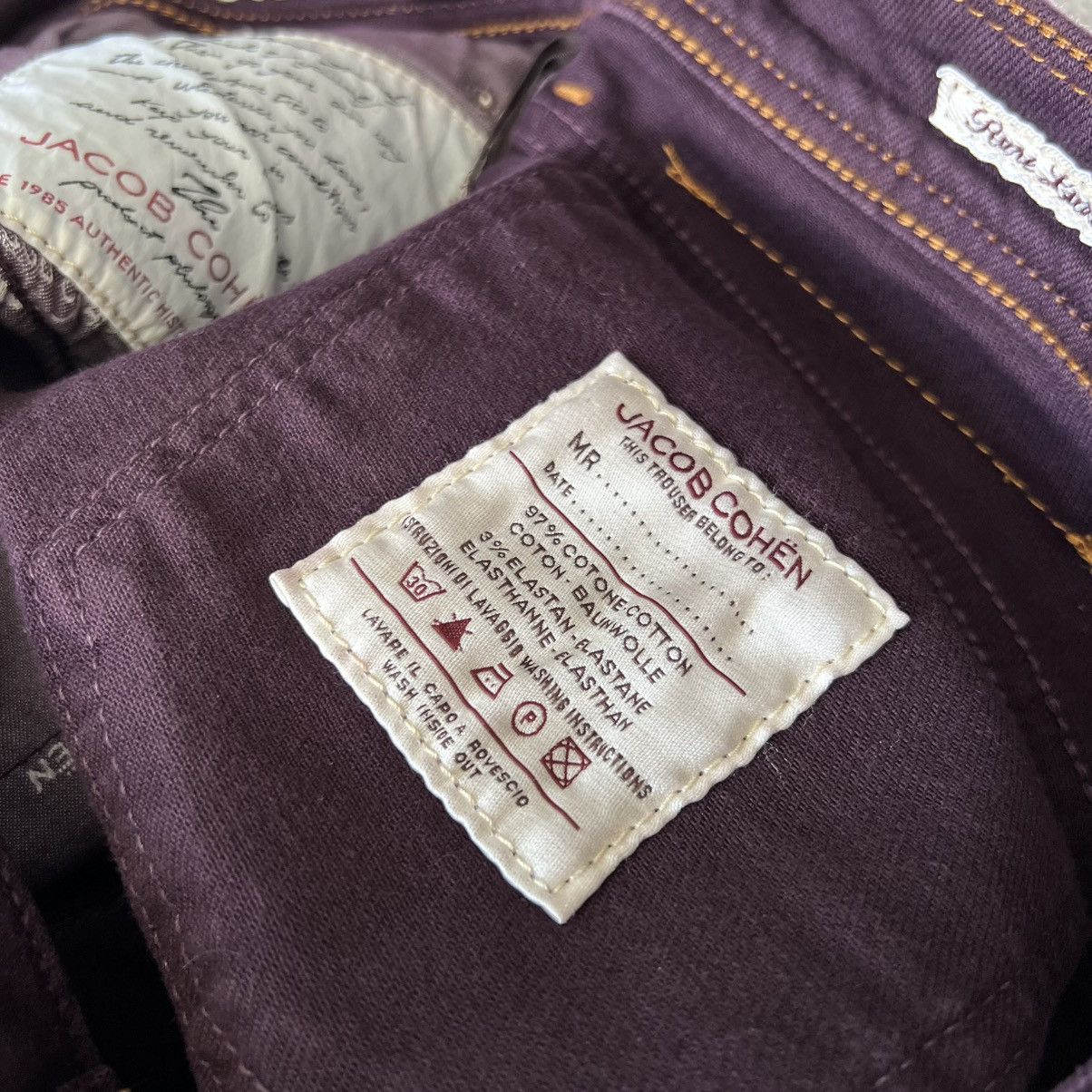 Jacob Cohen Jacob Cohen J688 Comfort Jeans 34 Handmade Italy Size US 34 / EU 50 - 10 Thumbnail
