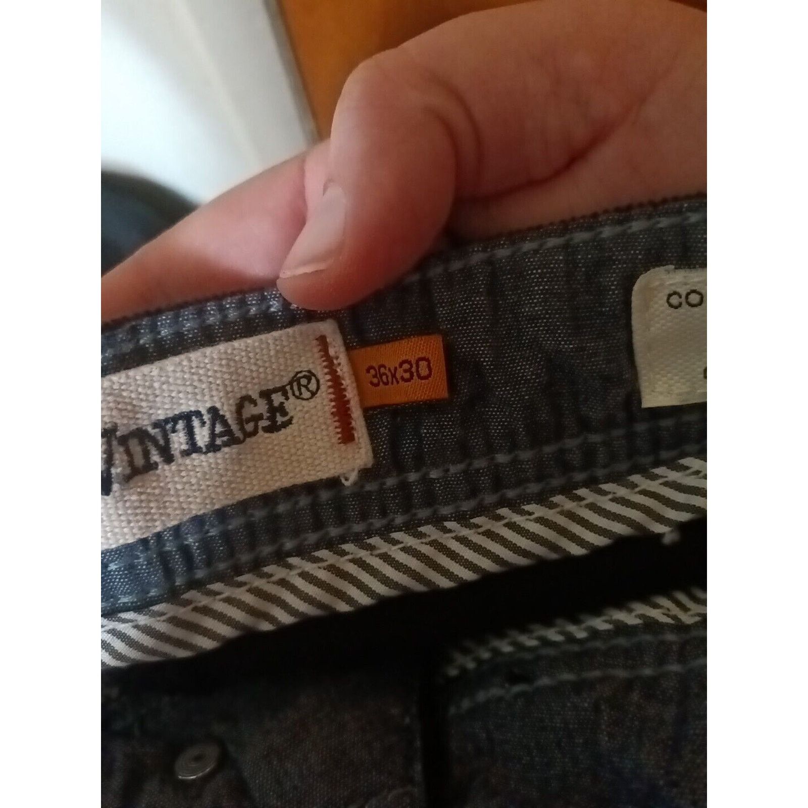 Other Tailor Vintage Pants Mens Size 36x30 Black Straight Fit Size US 36 / EU 52 - 9 Thumbnail