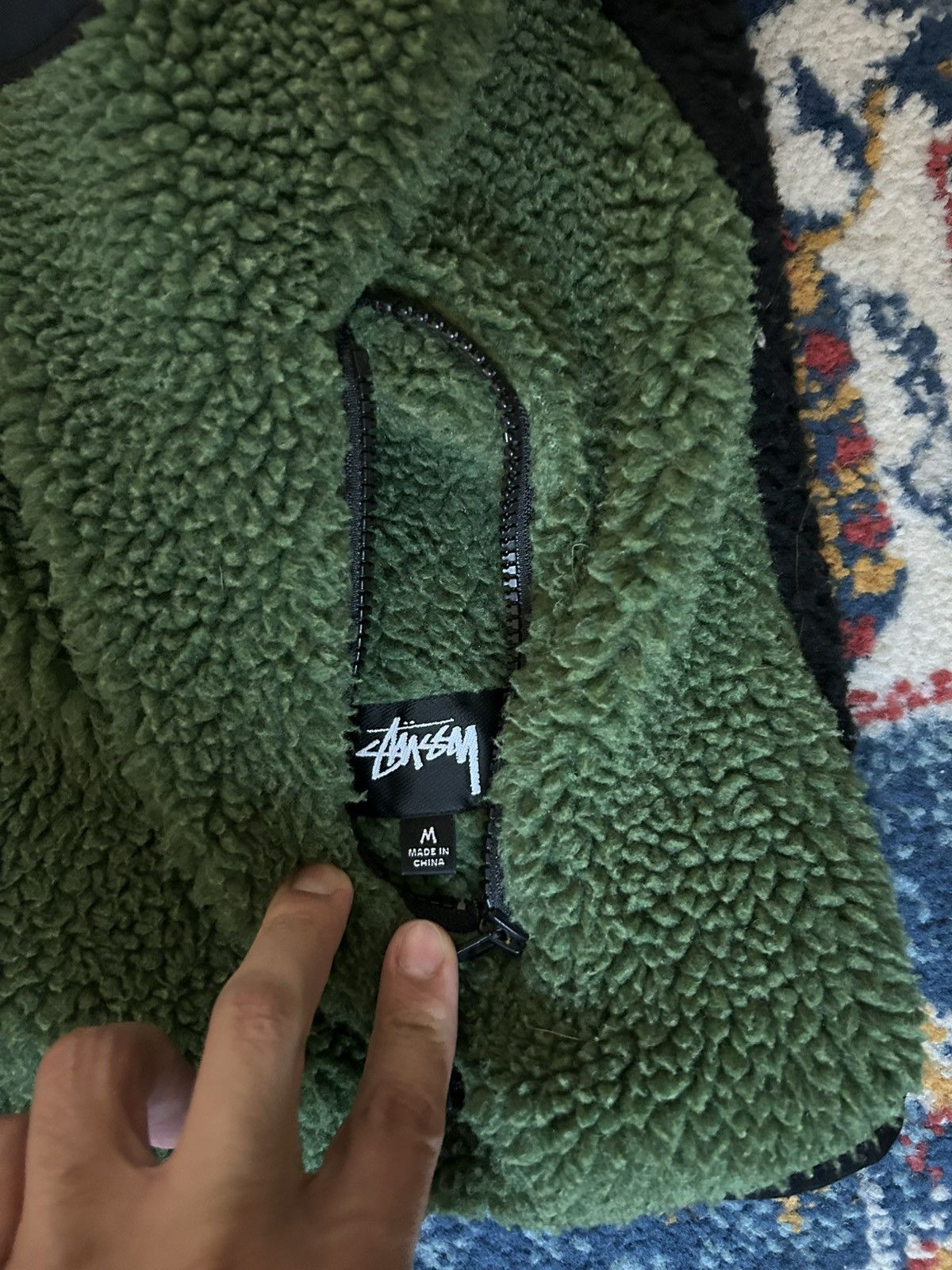 Stussy Stussy “8-ball” Fleece Jacket Size US M / EU 48-50 / 2 - 4 Thumbnail