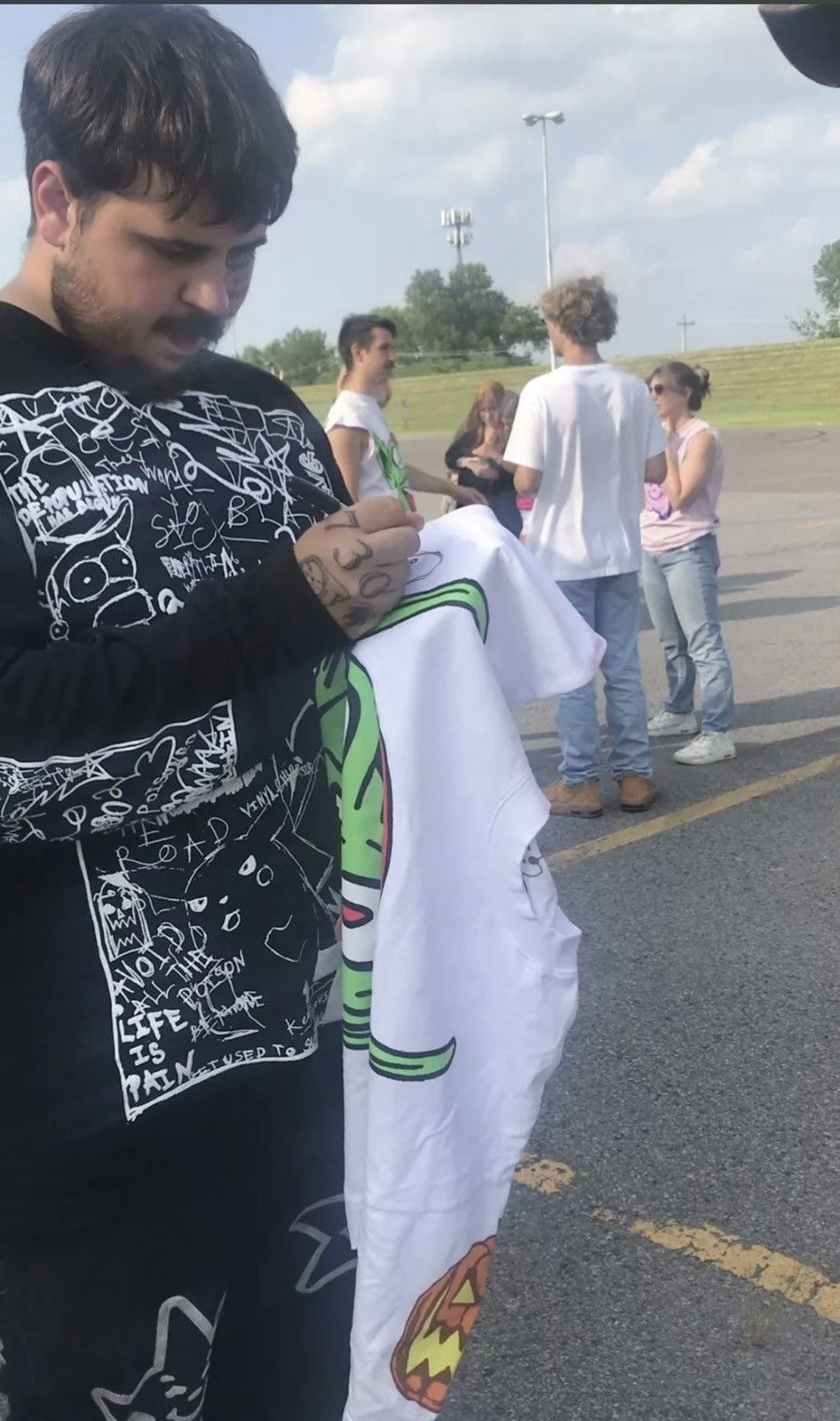 Asspizza × Designer Signed Asspizza 50 states goblin tour tee Size US XL / EU 56 / 4 - 6 Thumbnail