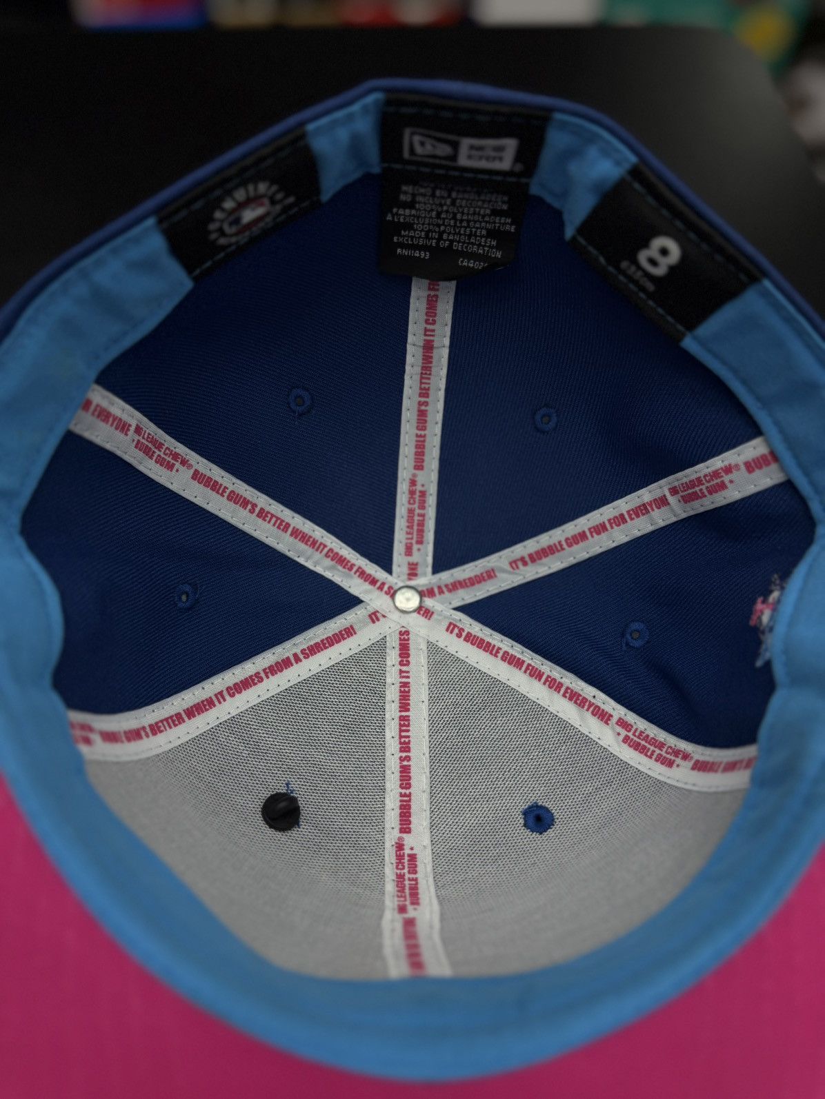 New Era New ERA Size 8 Fitted Hat Detriot Blue Size ONE SIZE - 9 Thumbnail