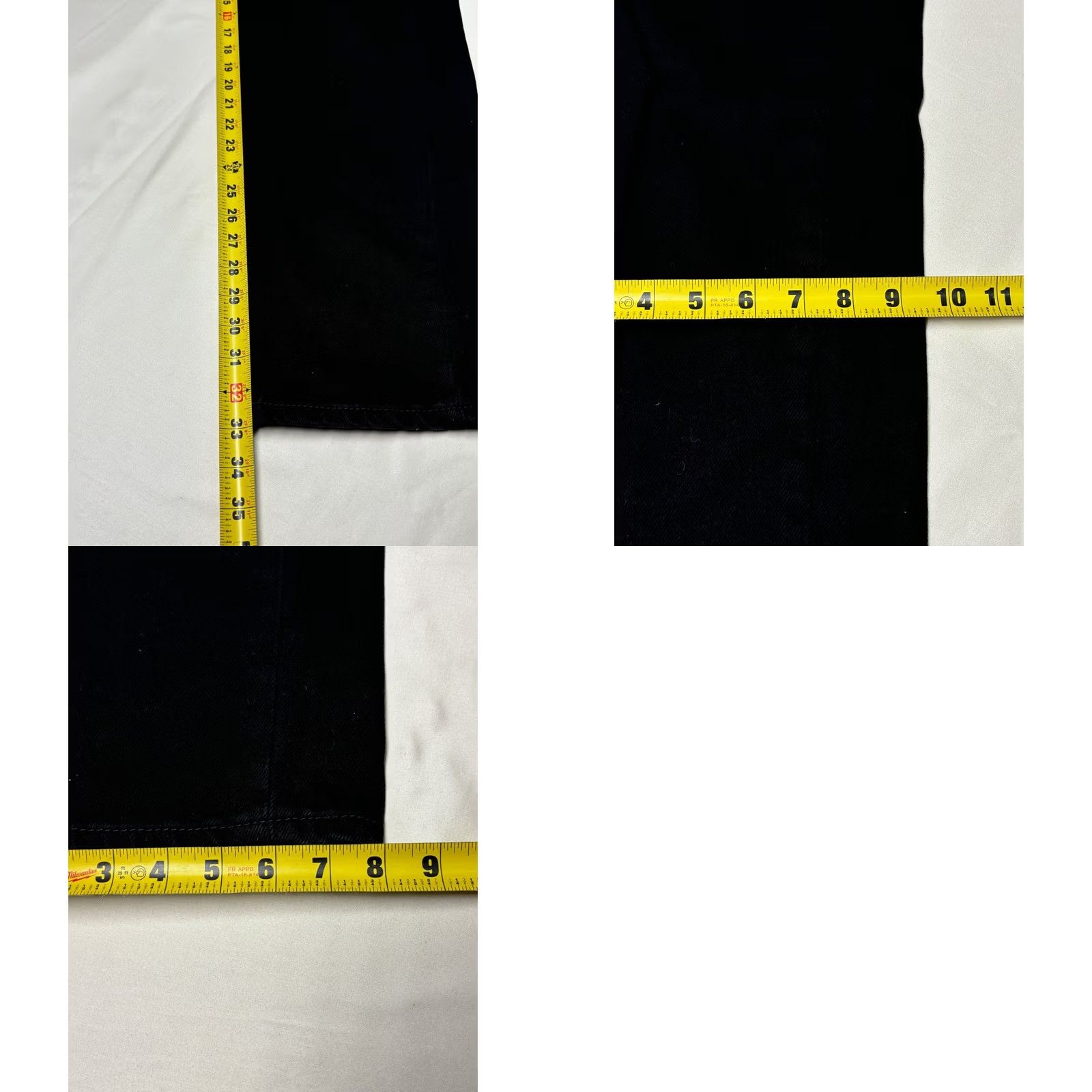 Levi's Levi's 505 Regular Fit Jeans Mens W33 L34 Black Denim Classic Everyday Pants Jeans Regu lar Fit Mens Black Denim 505 Levi's Size US 33 - 9 Thumbnail
