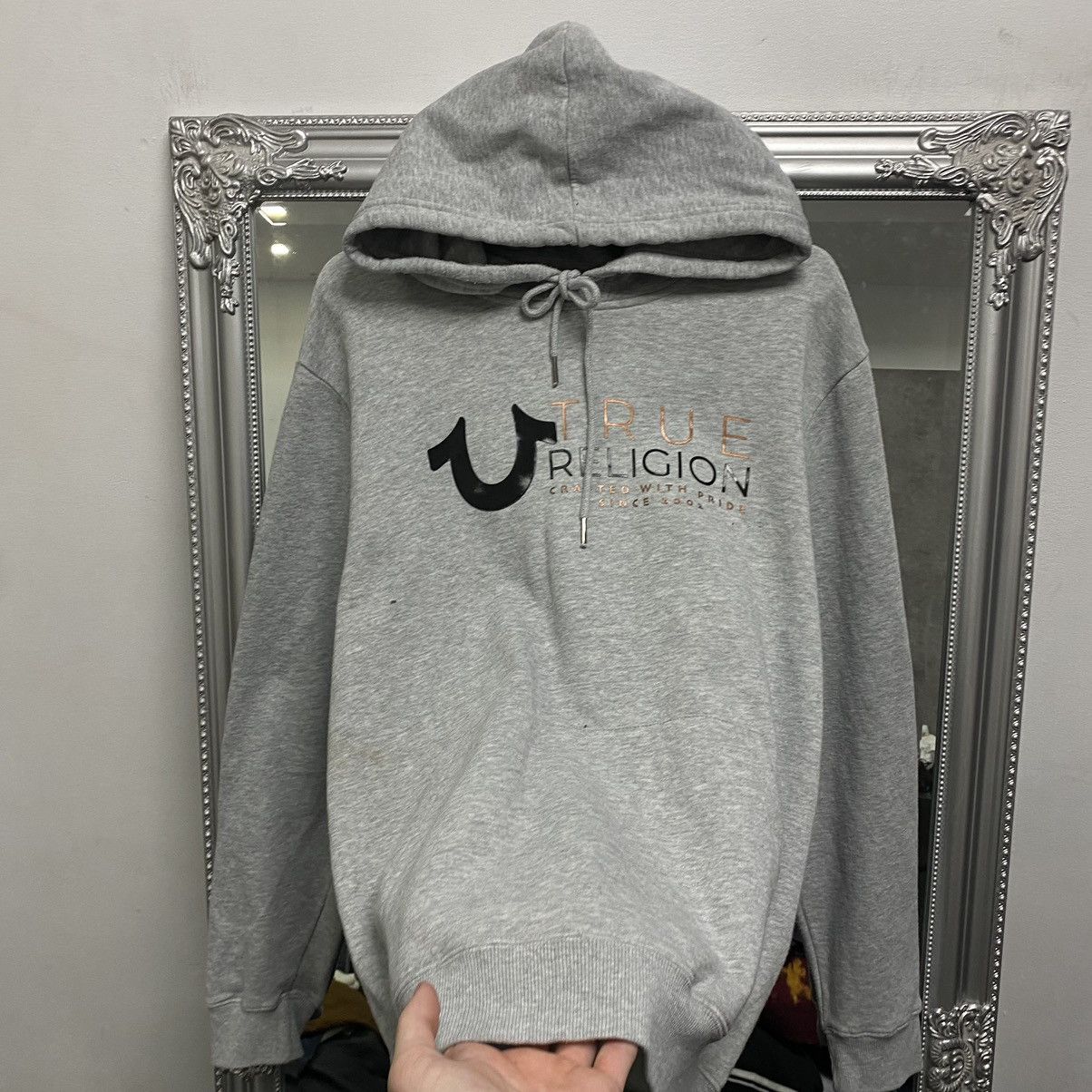 True Religion True Religion Hoodie Bog Logo Y2K Size US L / EU 52-54 / 3 - 3 Thumbnail