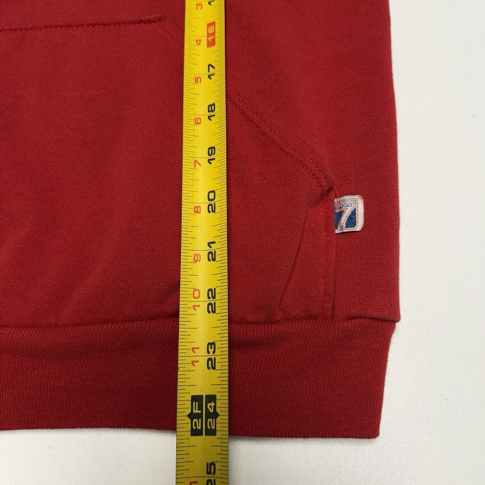 Logo 7 × NFL × Vintage Vintage 90s San Francisco 49ers Hoodie Sweatshirt Mens M Red Size US M / EU 48-50 / 2 - 10 Thumbnail