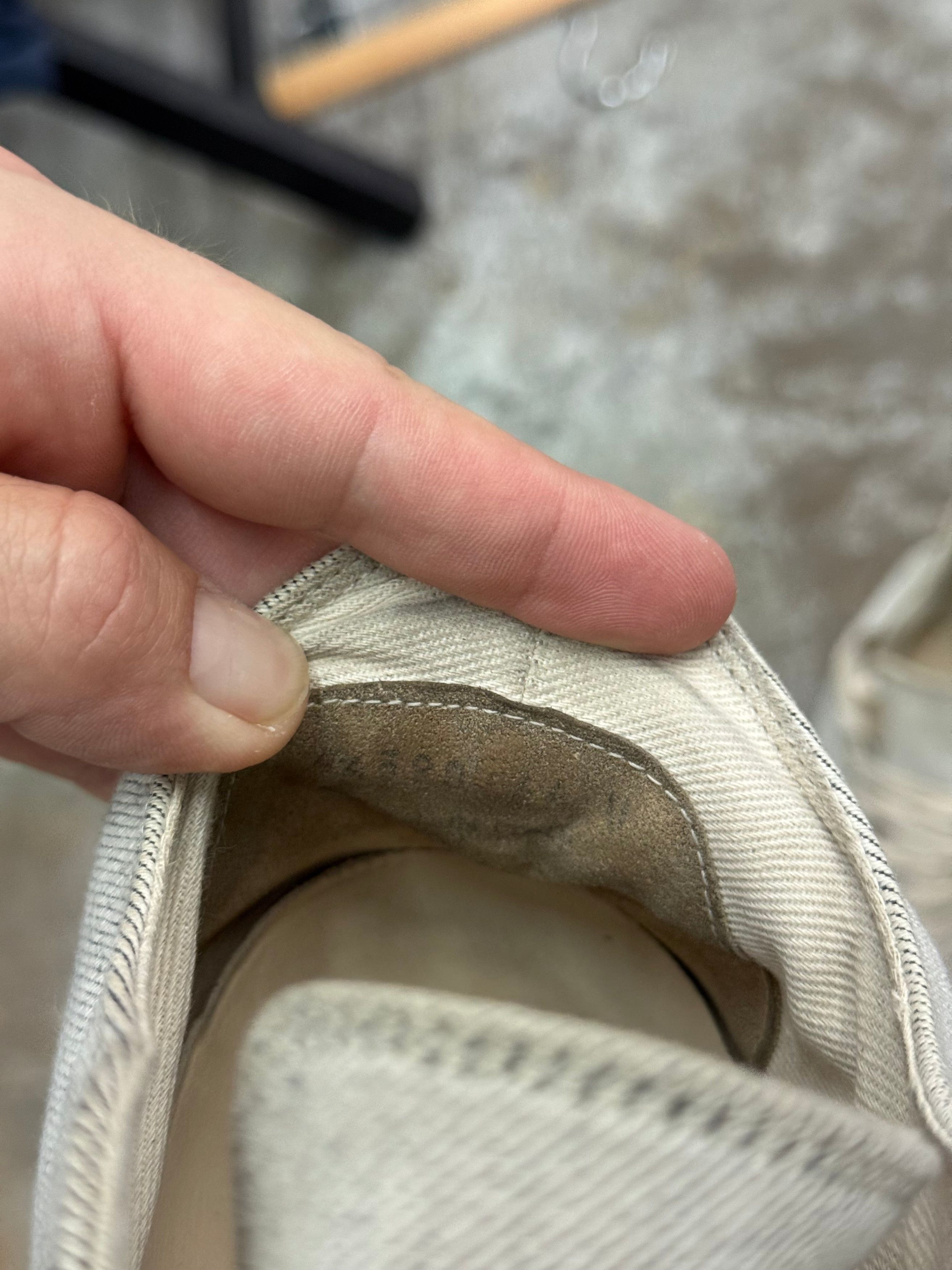 Rick Owens Drkshdw Rick Owens DRKSHDW Cream Ramone Sneakers - Size 44 (US 11) Size US 11 / EU 44 - 6 Thumbnail