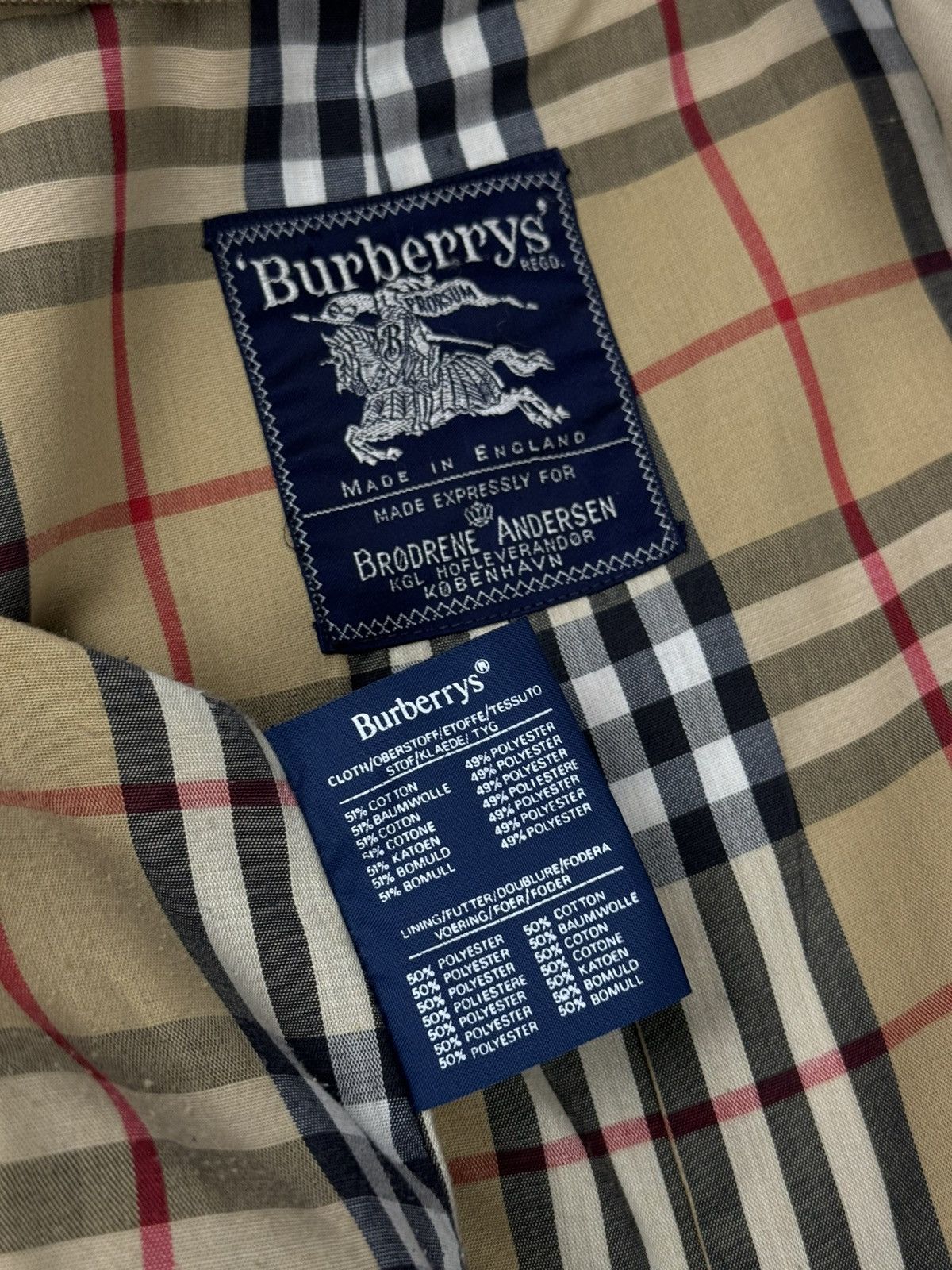 Burberry × Vintage Vintage trench coat Burberry original luxury streetwear item Size M / US 6-8 / IT 42-44 - 3 Thumbnail