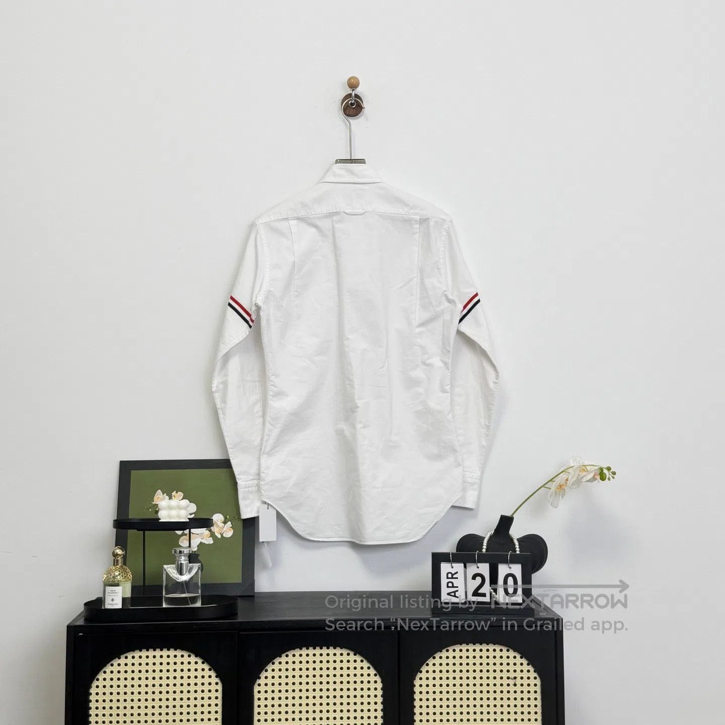 Thom Browne Thom Browne White Double Sleeve Labeled Shirt| Size US M / EU 48-50 / 2 - 5 Thumbnail